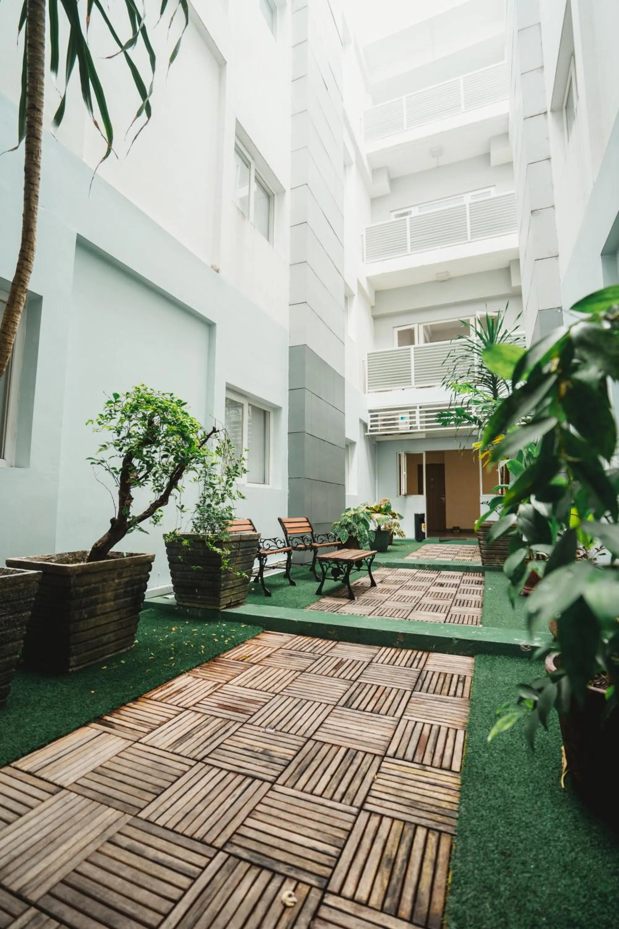 Garden in Carani Hotel Yogyakarta