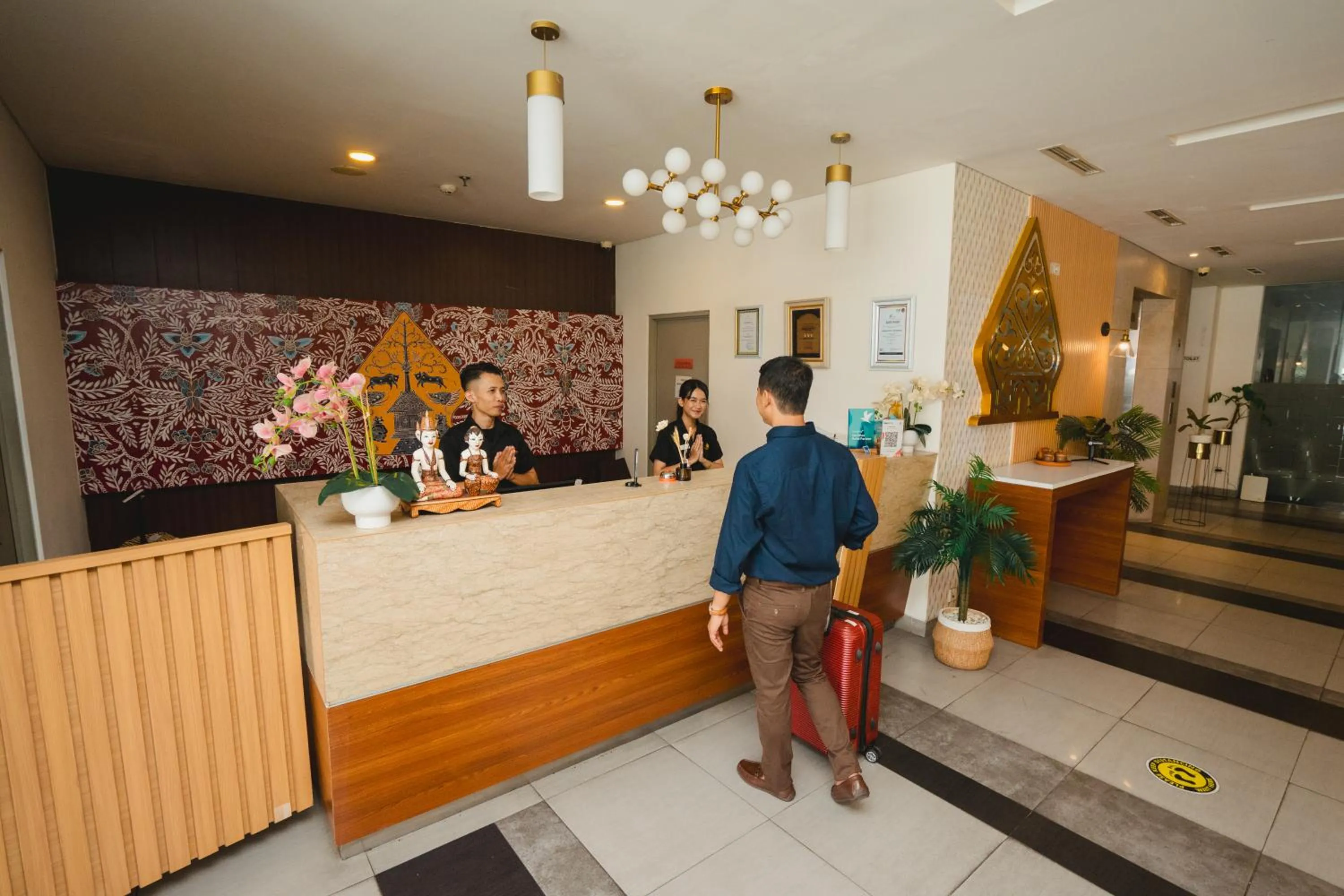Lobby or reception in Carani Hotel Yogyakarta