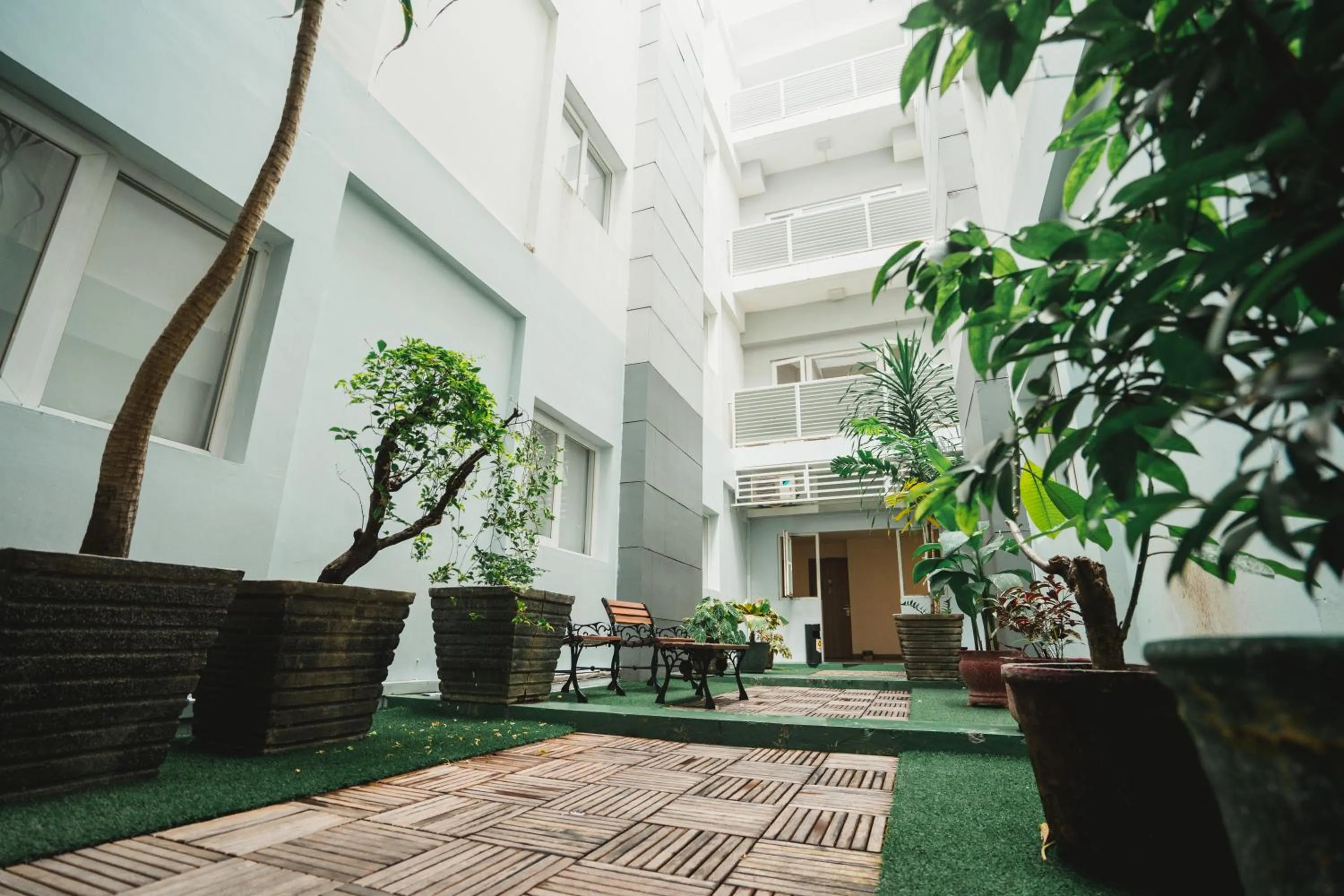 Garden in Carani Hotel Yogyakarta