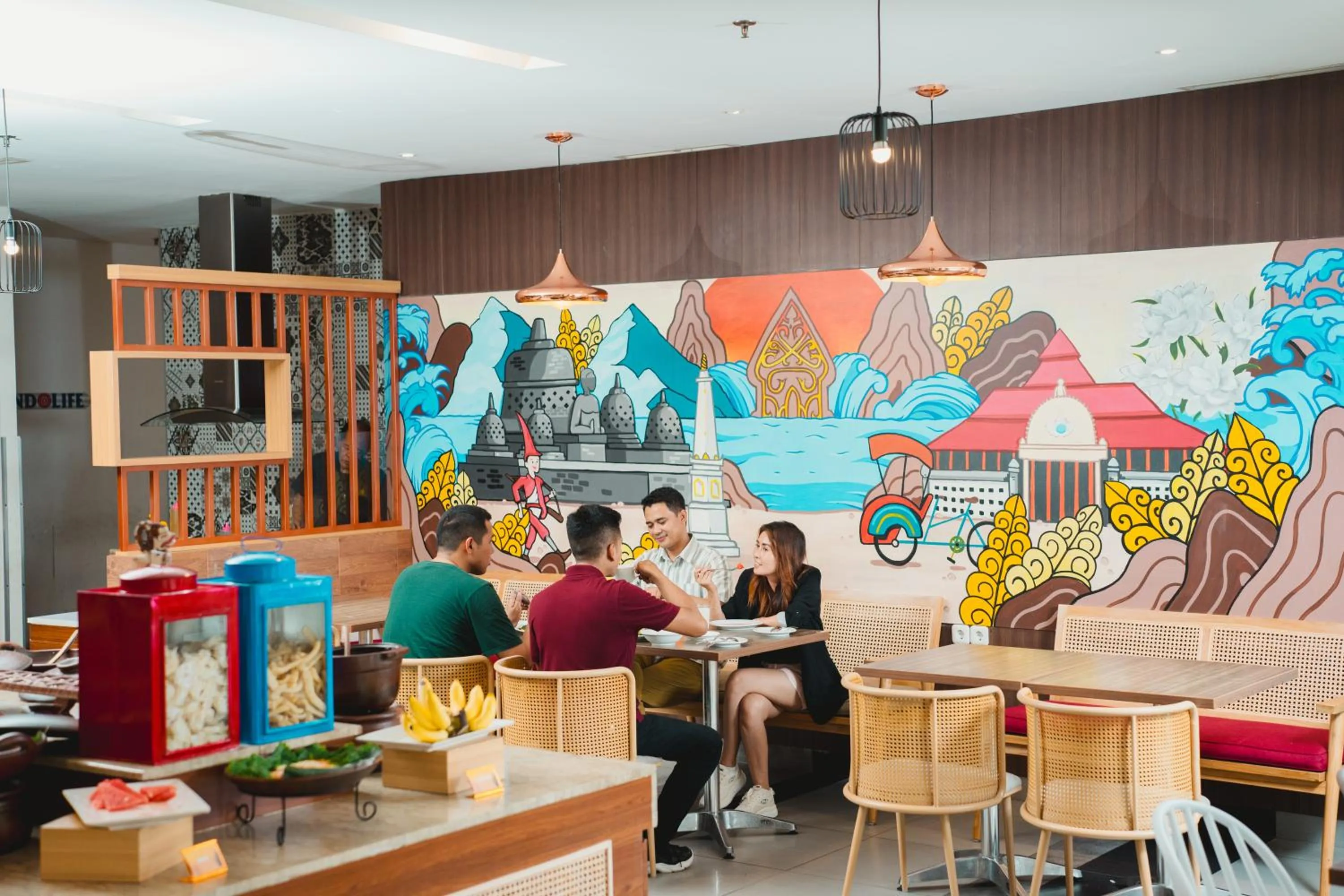 Restaurant/places to eat in Carani Hotel Yogyakarta