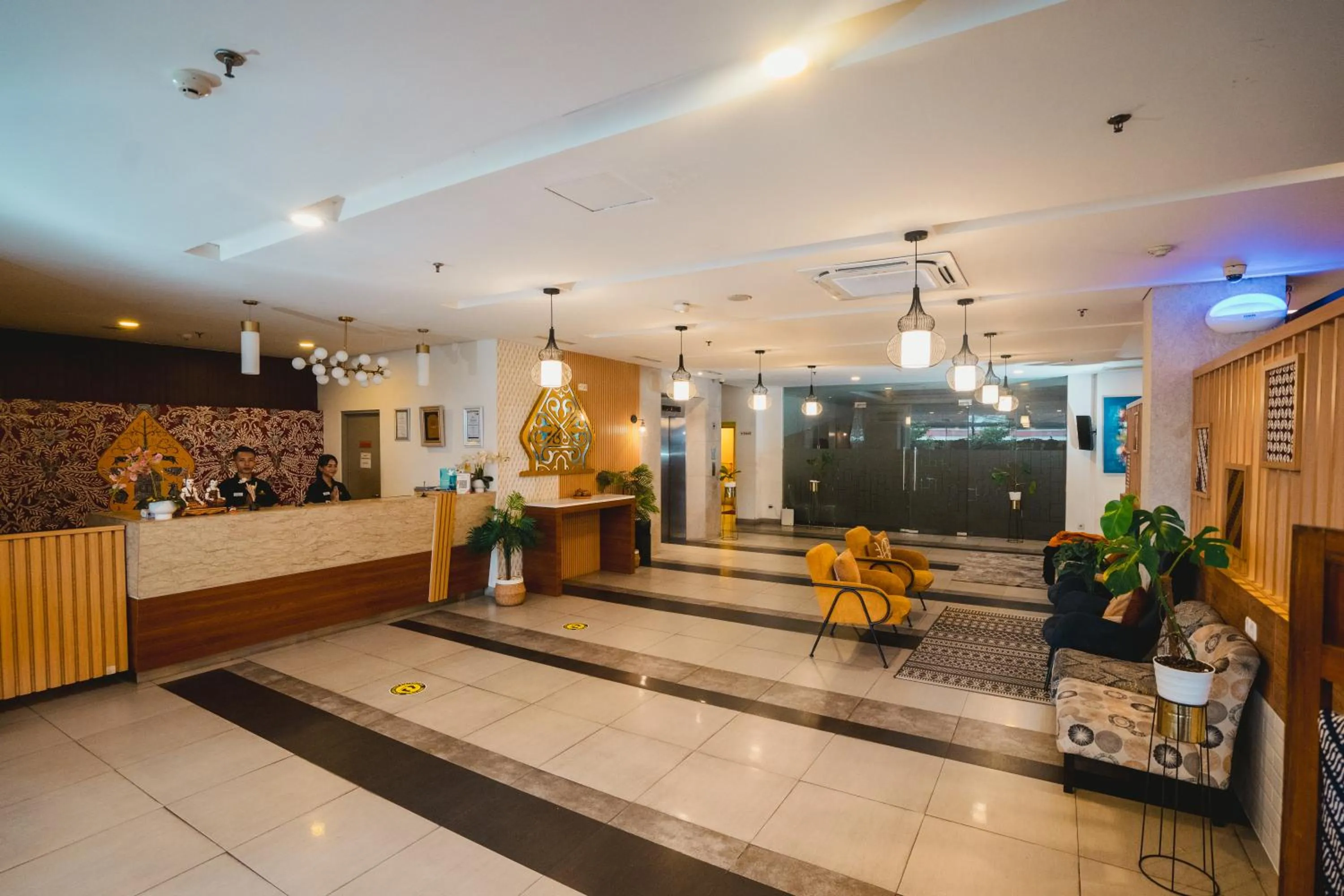Lobby or reception in Carani Hotel Yogyakarta