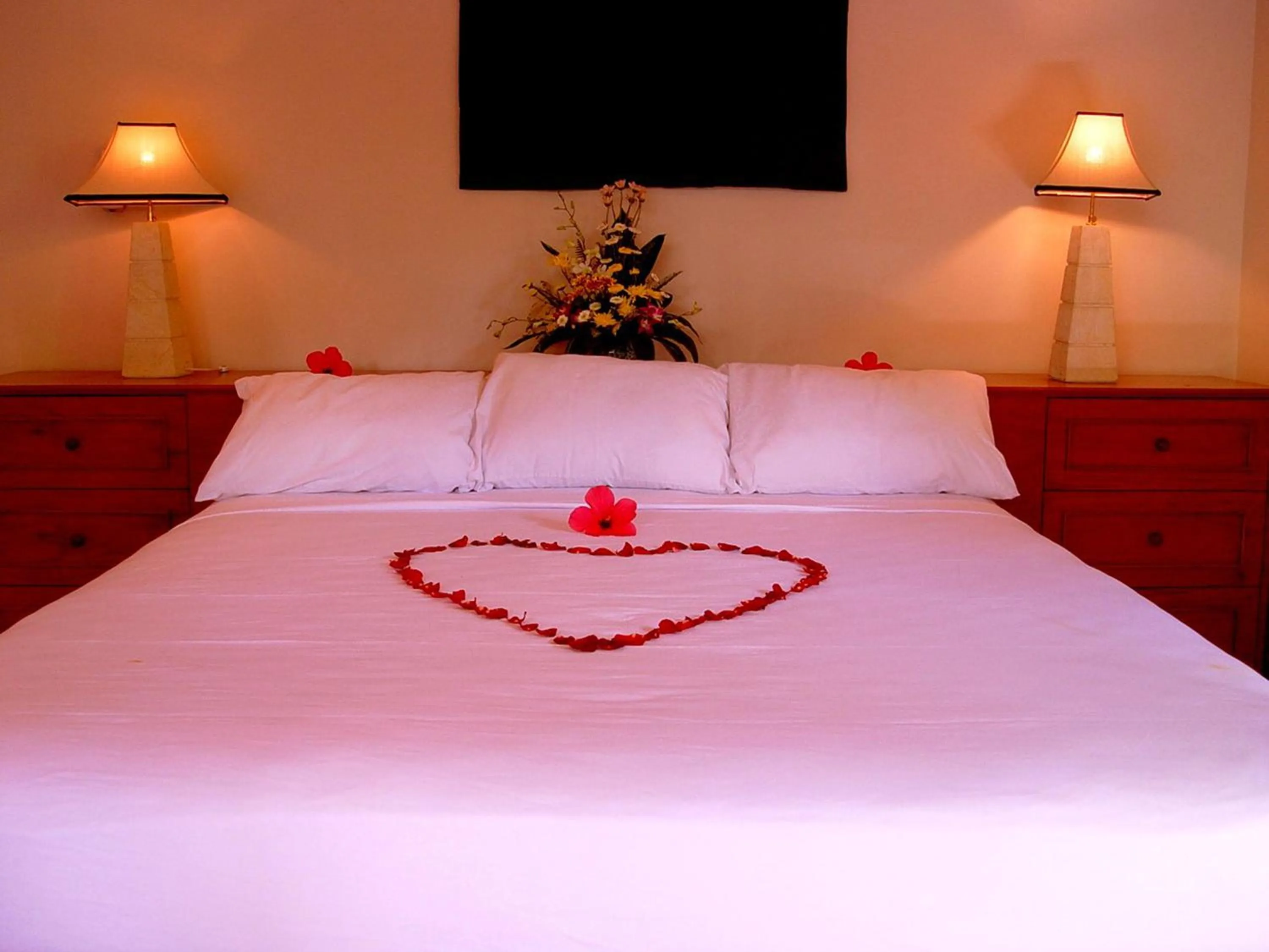 Bed in Bali Emerald Villas