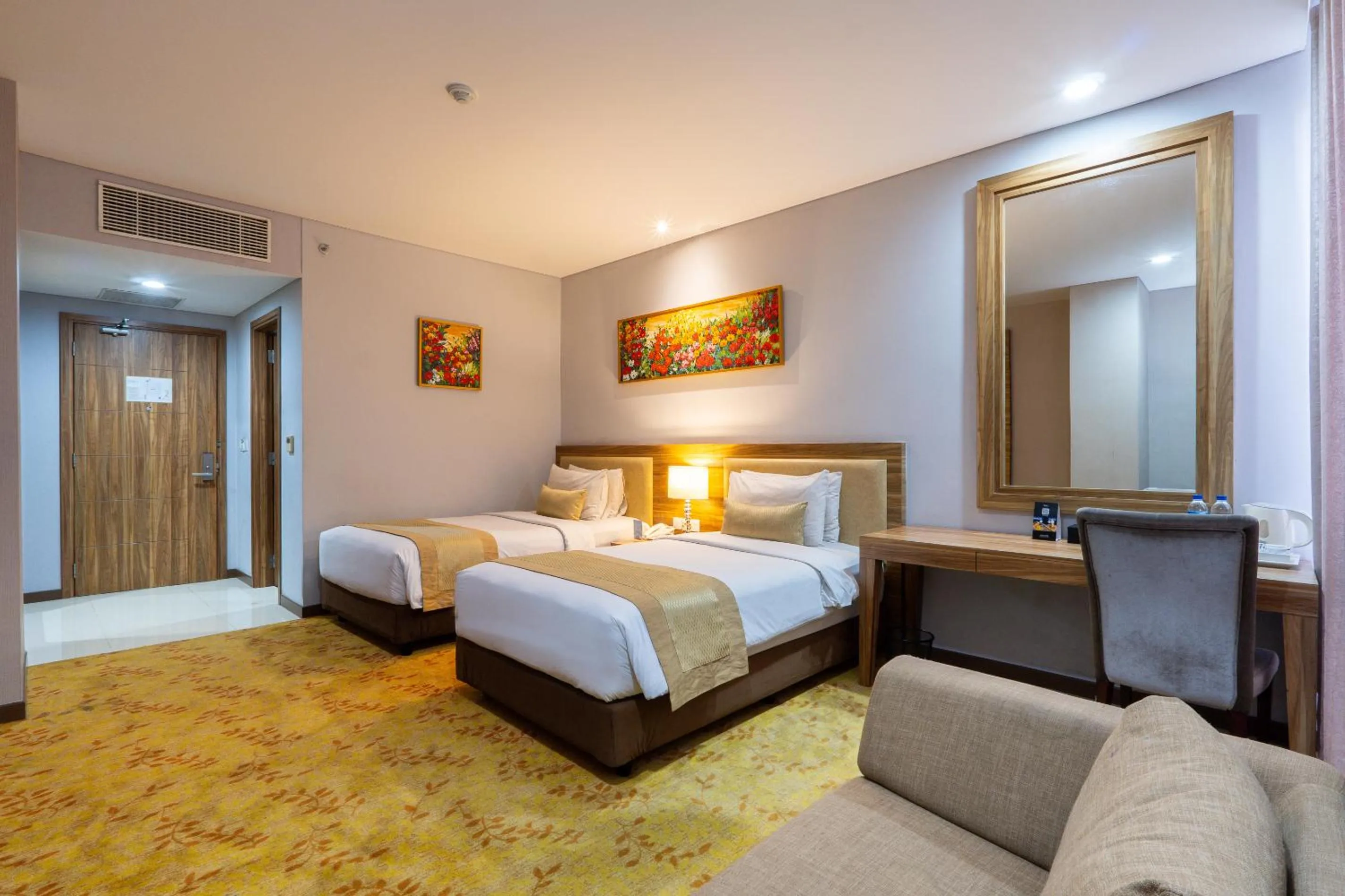 Bed in Grand Serela Yogyakarta