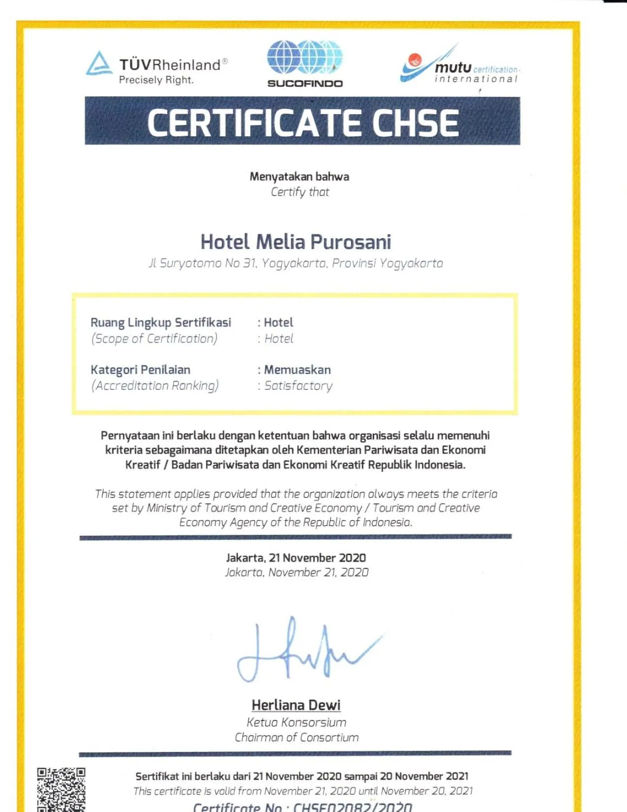 Property building in Melia Purosani Yogyakarta