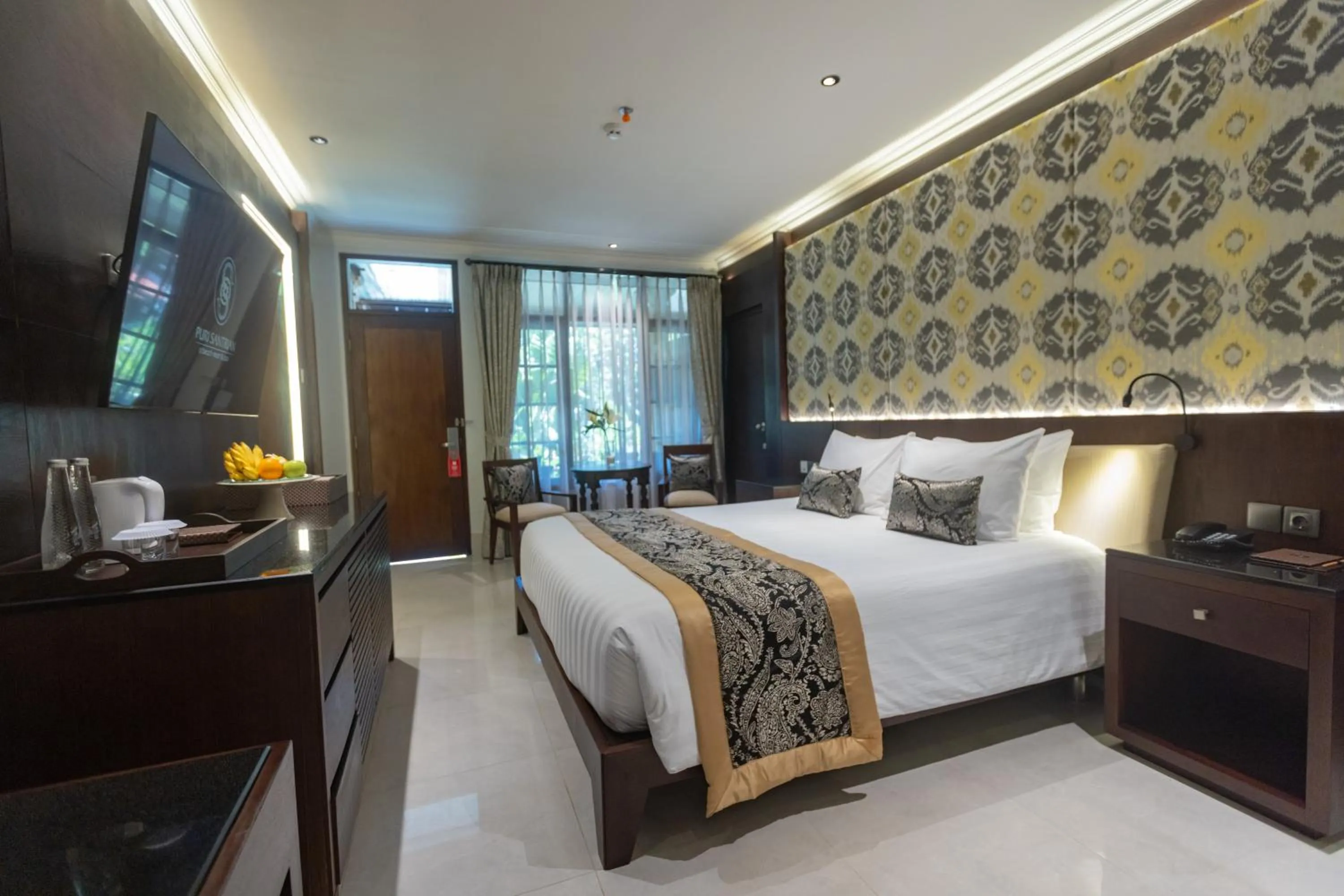 Bedroom, Bed in Puri Santrian Beach Resort And Spa