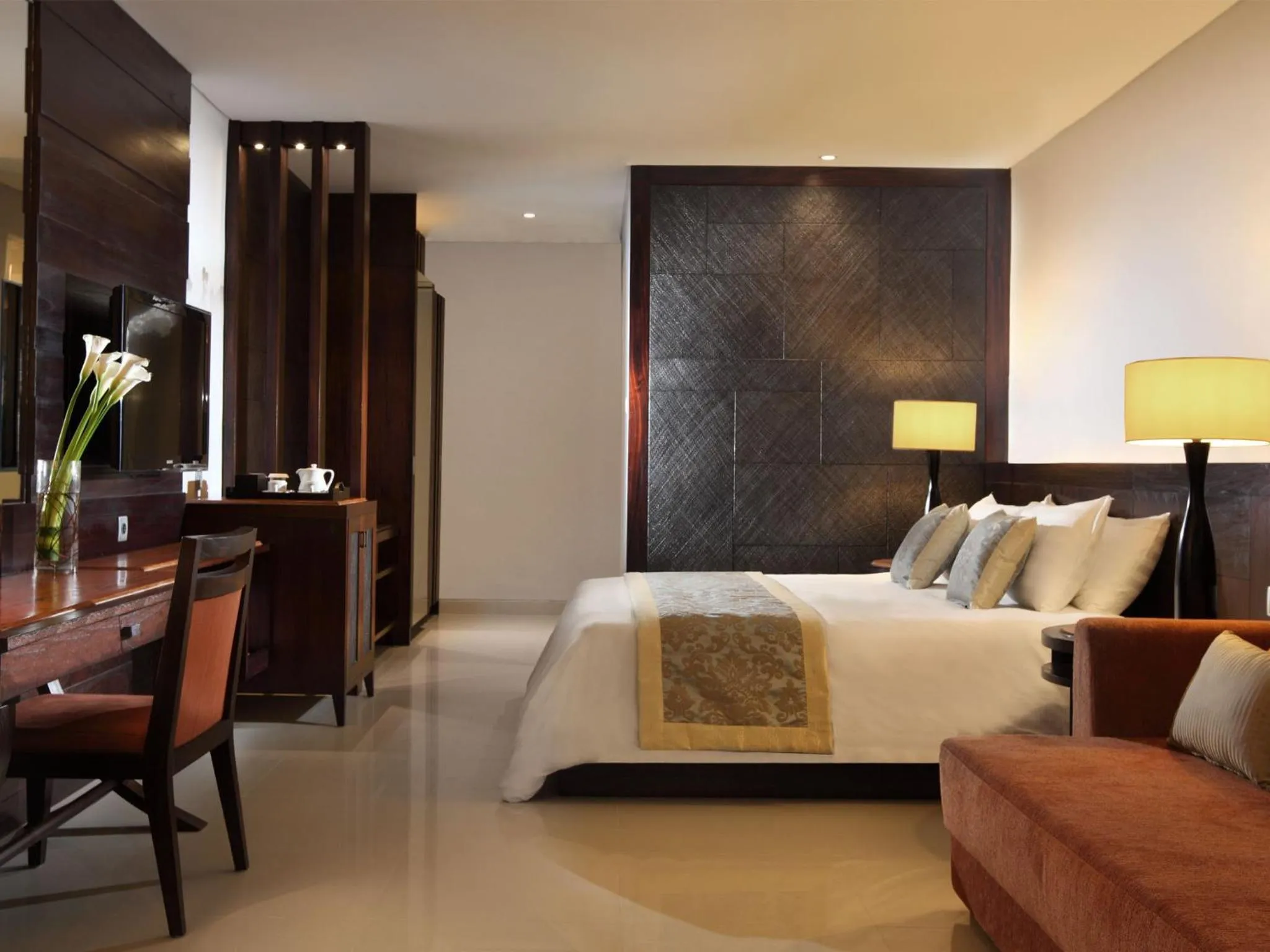 Photo of the whole room, Bed in Puri Santrian Beach Resort And Spa