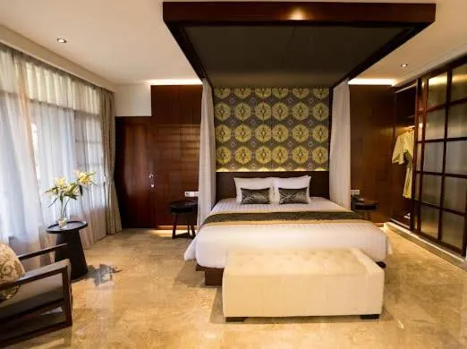 Bedroom, Bed in Puri Santrian Beach Resort And Spa