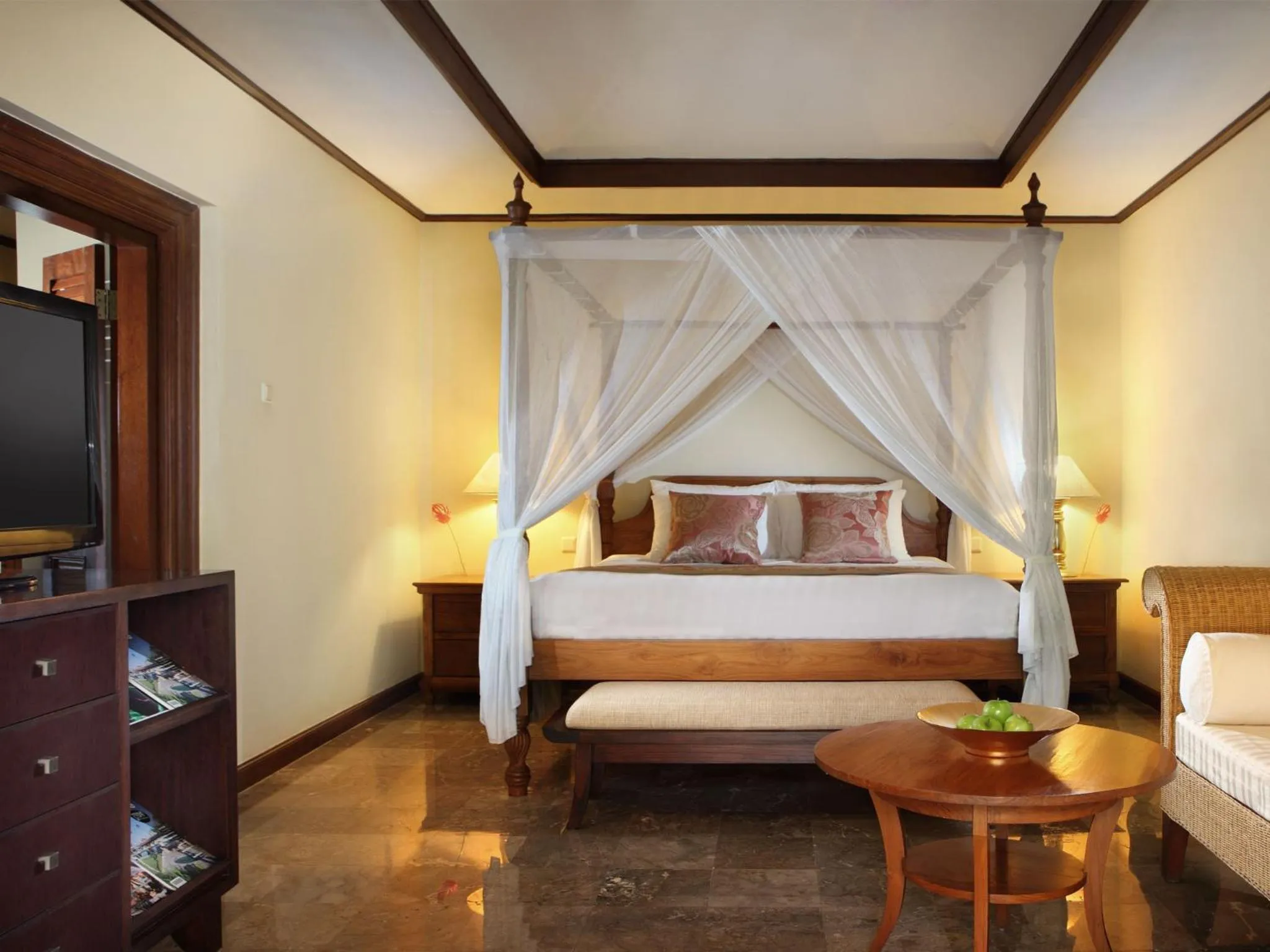 Photo of the whole room, Bed in Puri Santrian Beach Resort And Spa