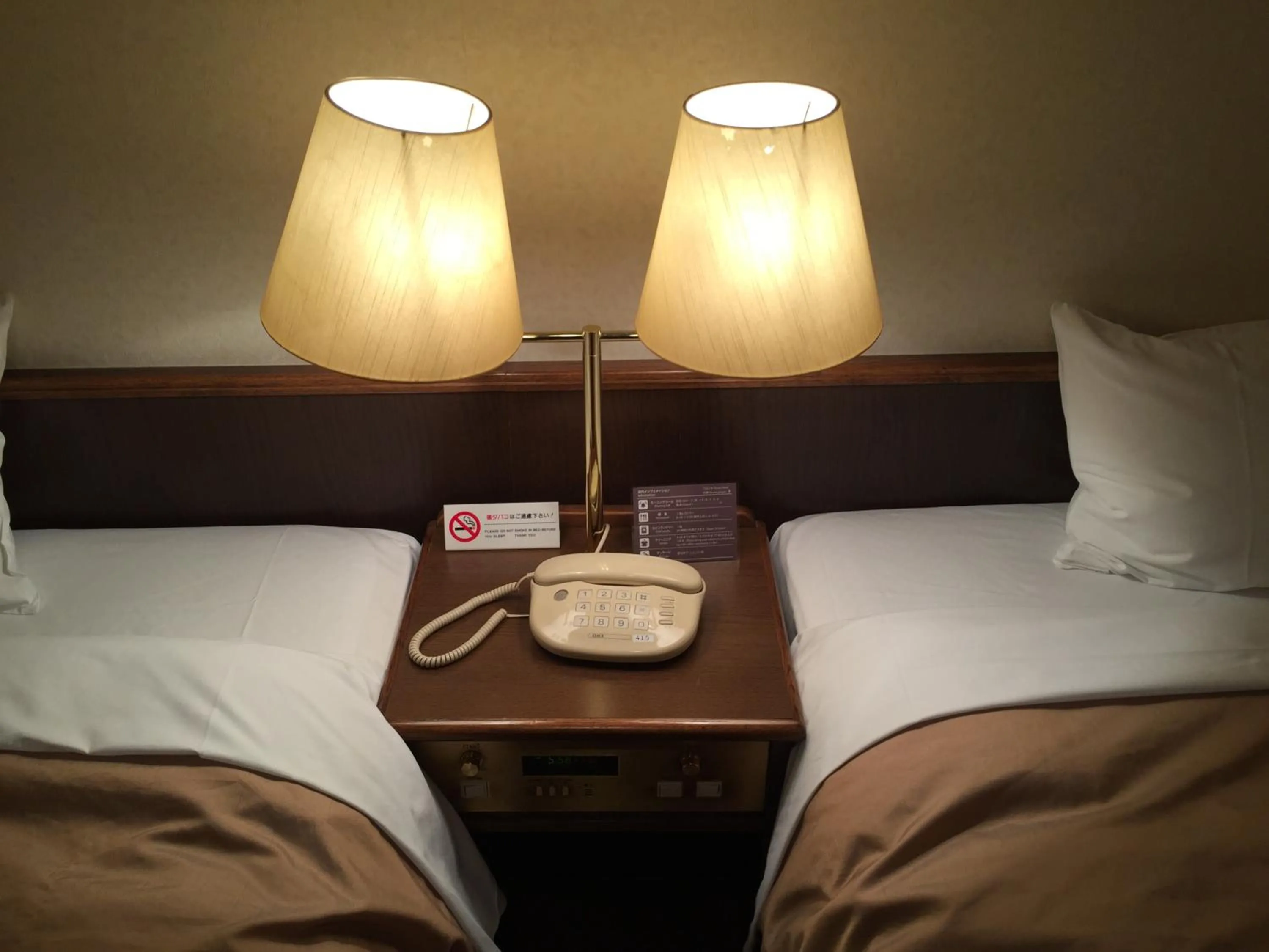 Bed in Hotel Crown Hills Kitami