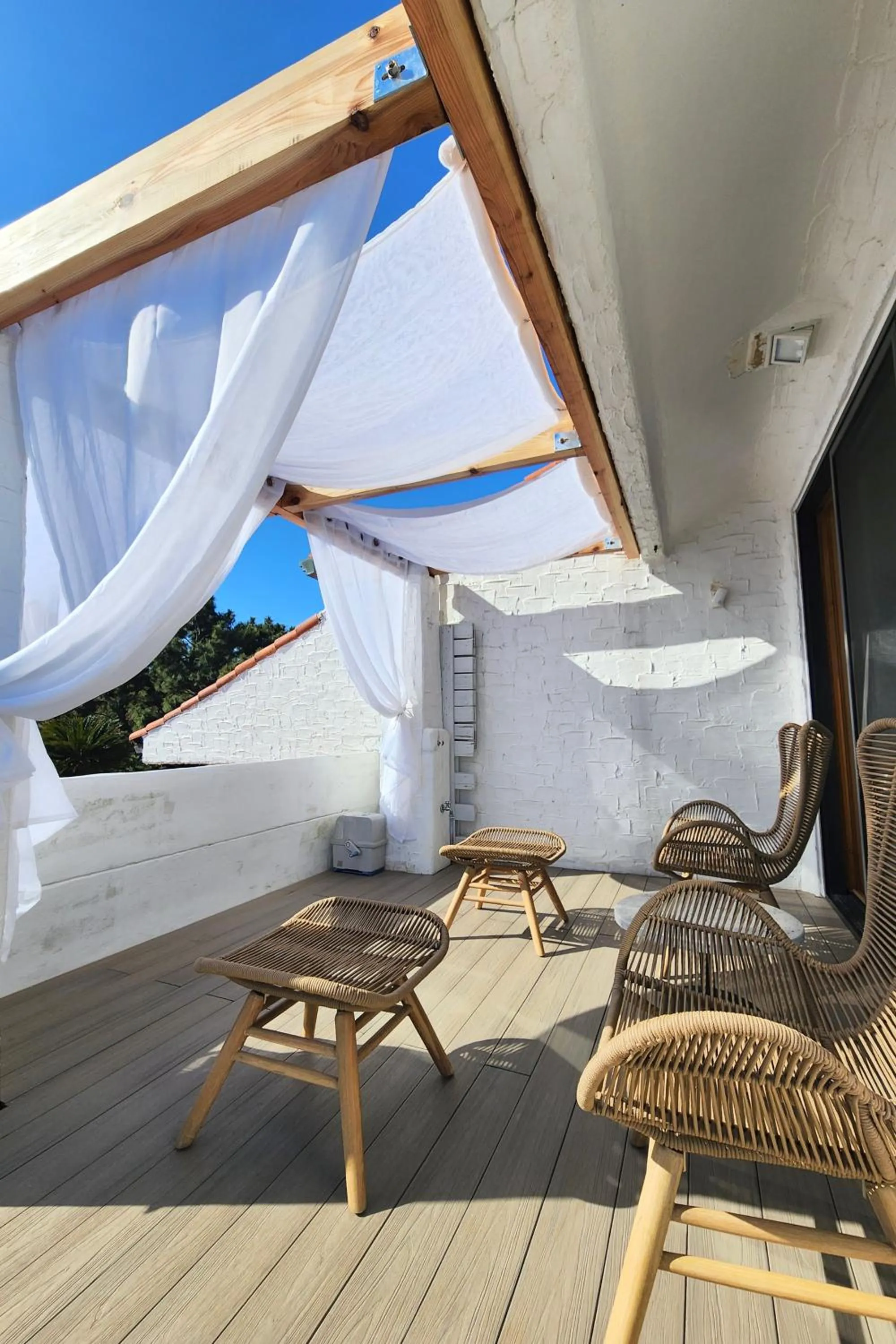 Balcony/Terrace in Palm Tree Villa