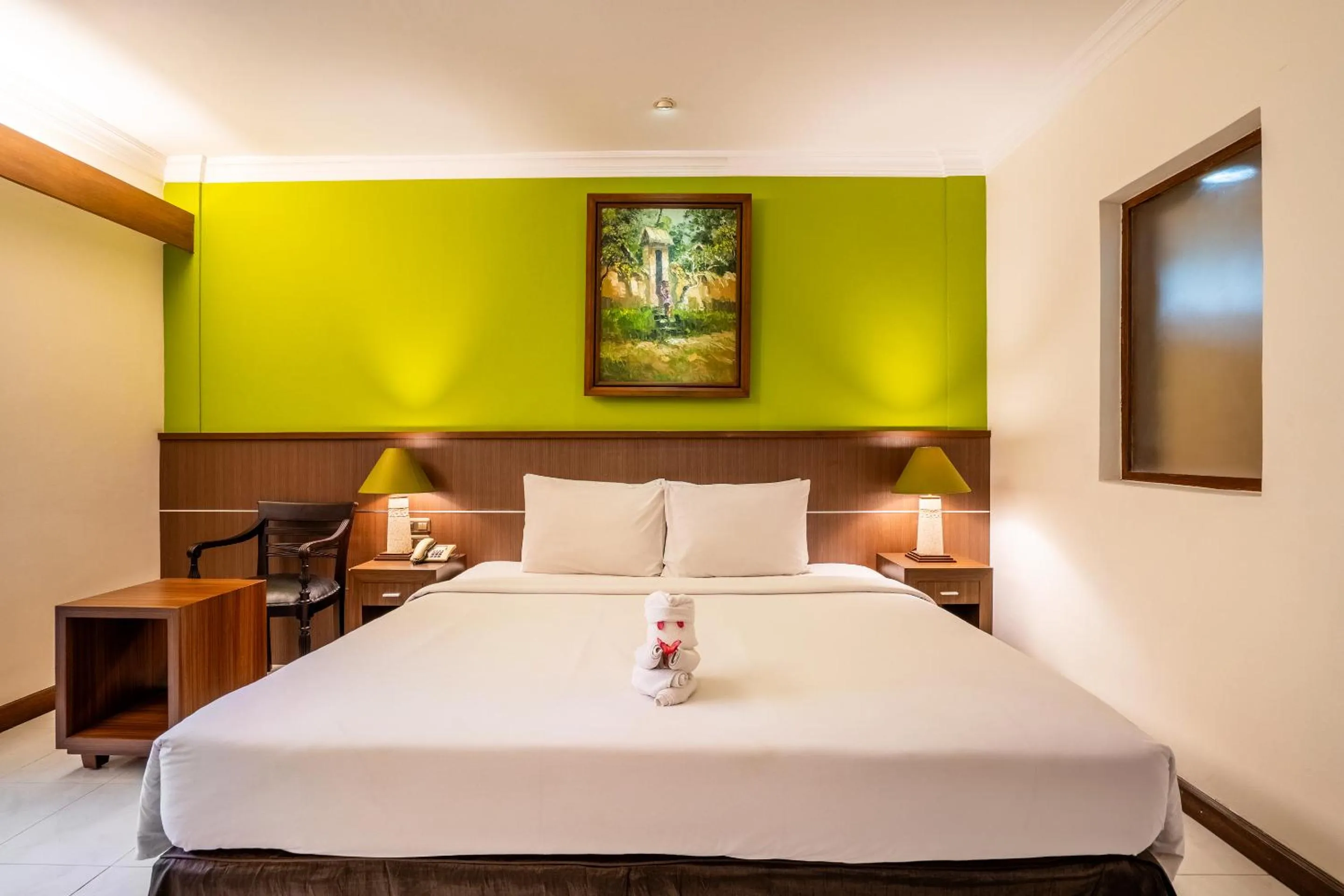 Bed in Risata Bali Resort & Spa