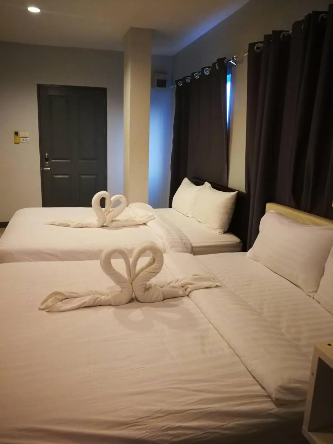 Bed in ibeyond Apartment Romklao Suvarnabhumi