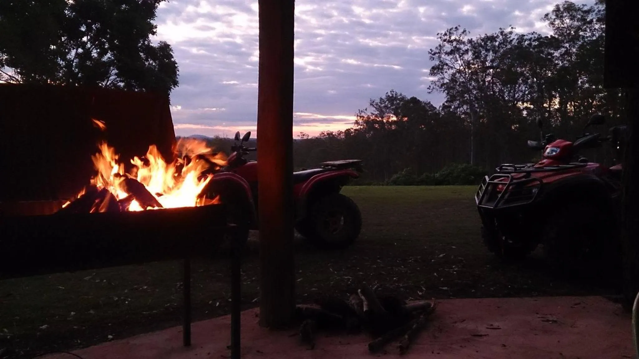 BBQ facilities in Lake Barra Cottages