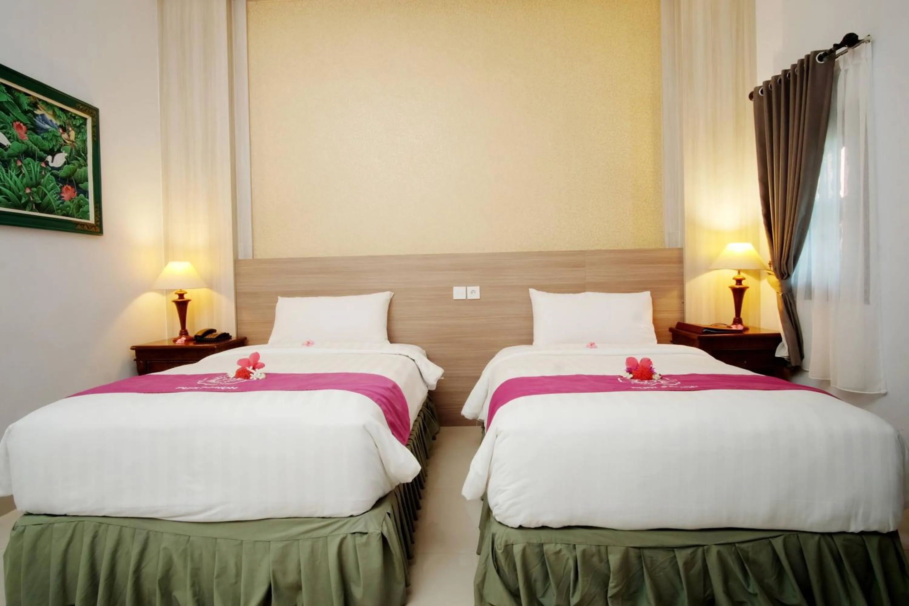 Bedroom, Bed in Puri Saron Senggigi Hotel