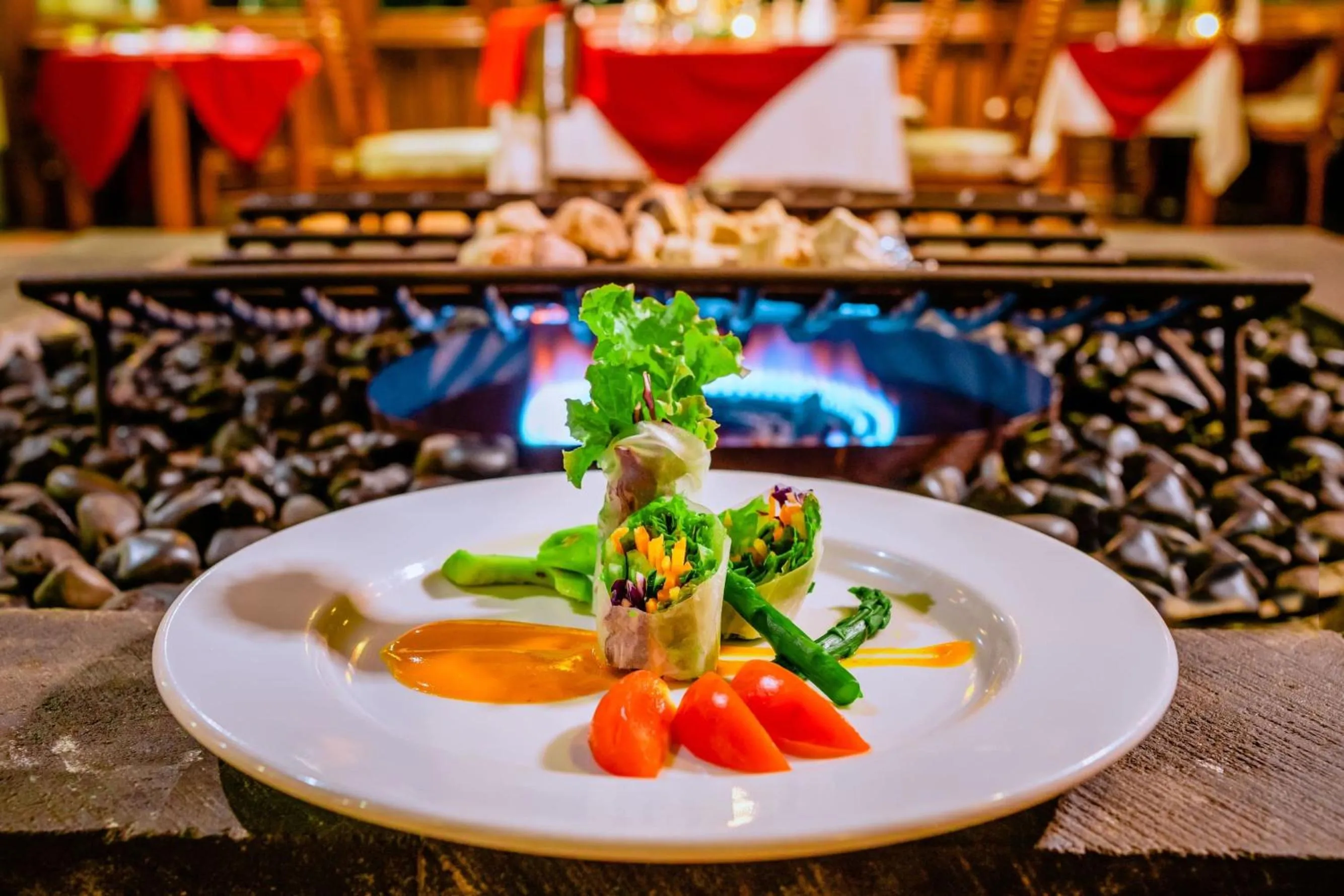 Food close-up in Bagus Jati Health & Wellbeing Retreat