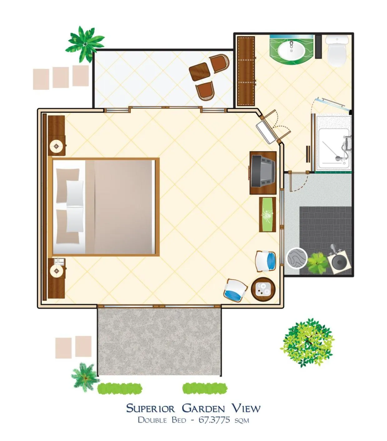 Floor plan in Puri Bagus Lovina