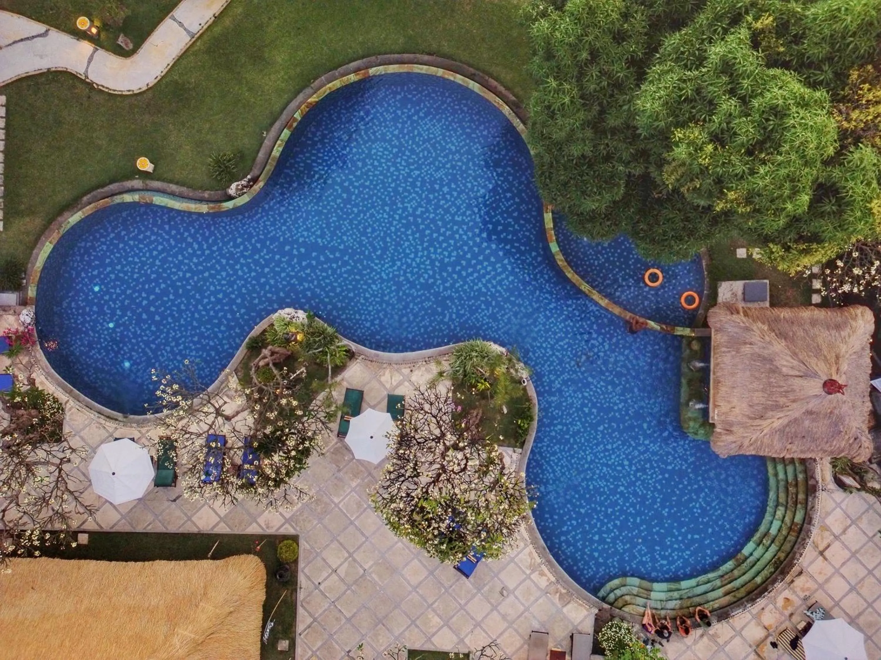 Bird's eye view in Puri Bagus Lovina