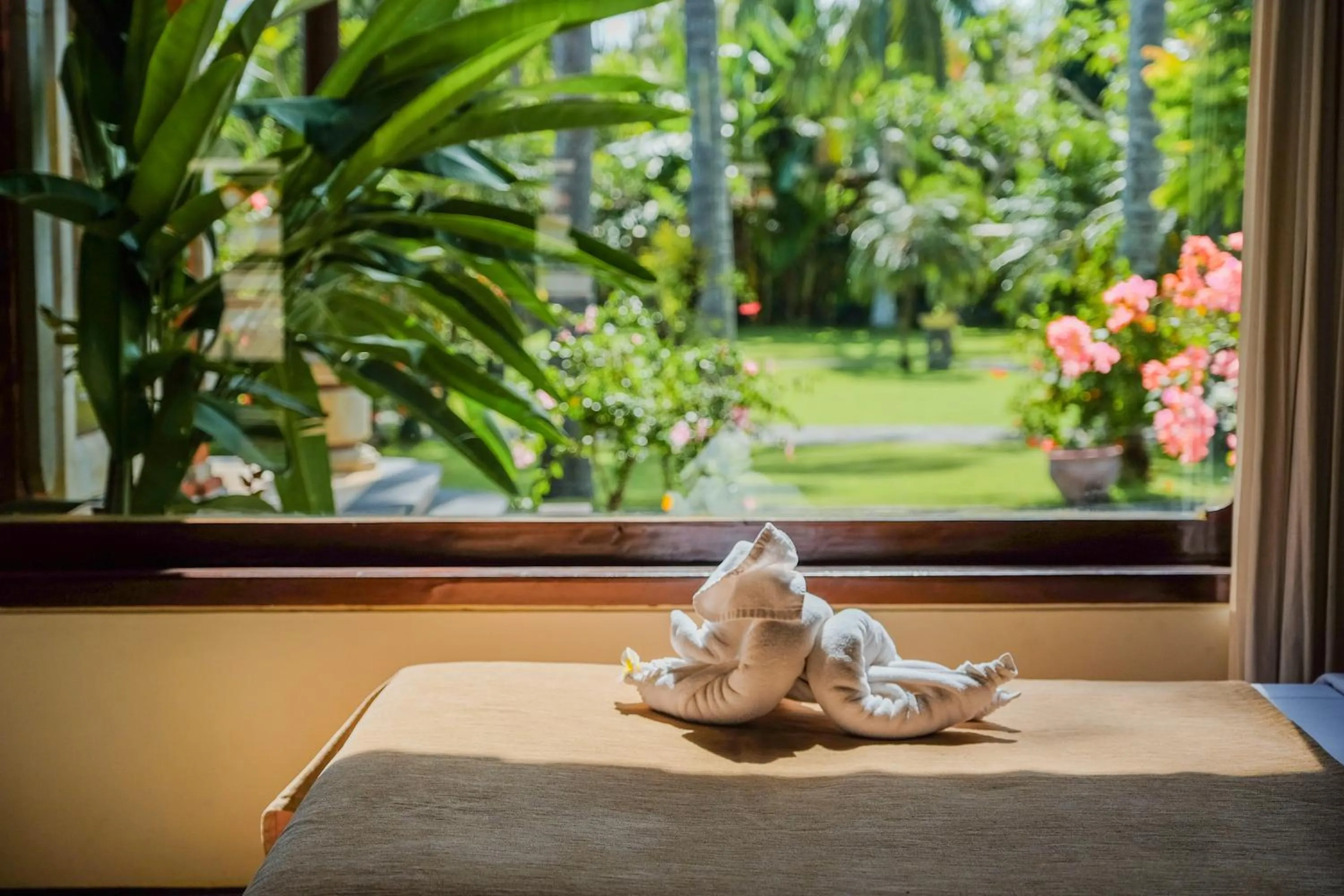 Bed in Puri Bagus Candidasa