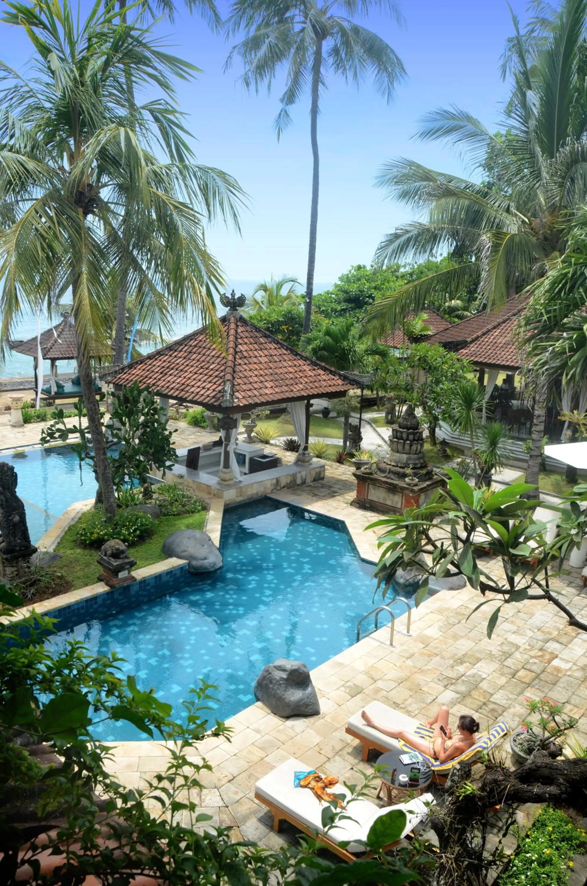 Swimming pool in Puri Bagus Candidasa