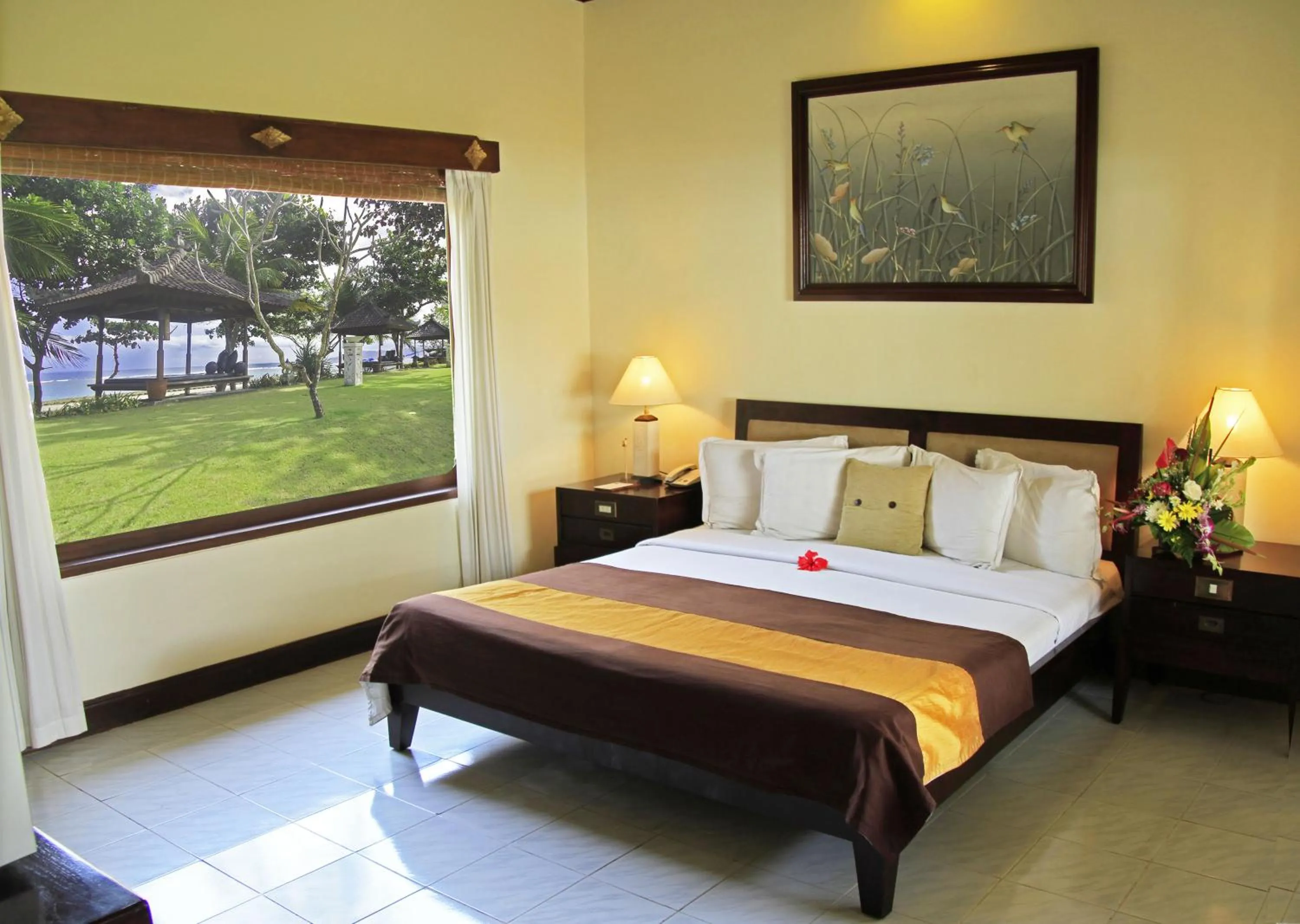 Bed in Puri Bagus Candidasa