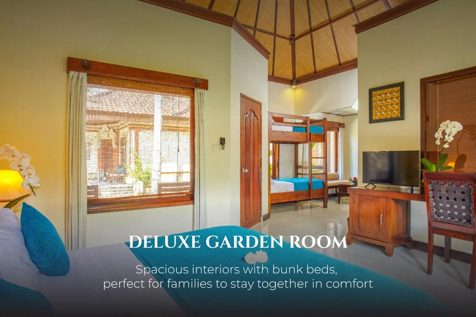 Bed in Puri Bagus Candidasa