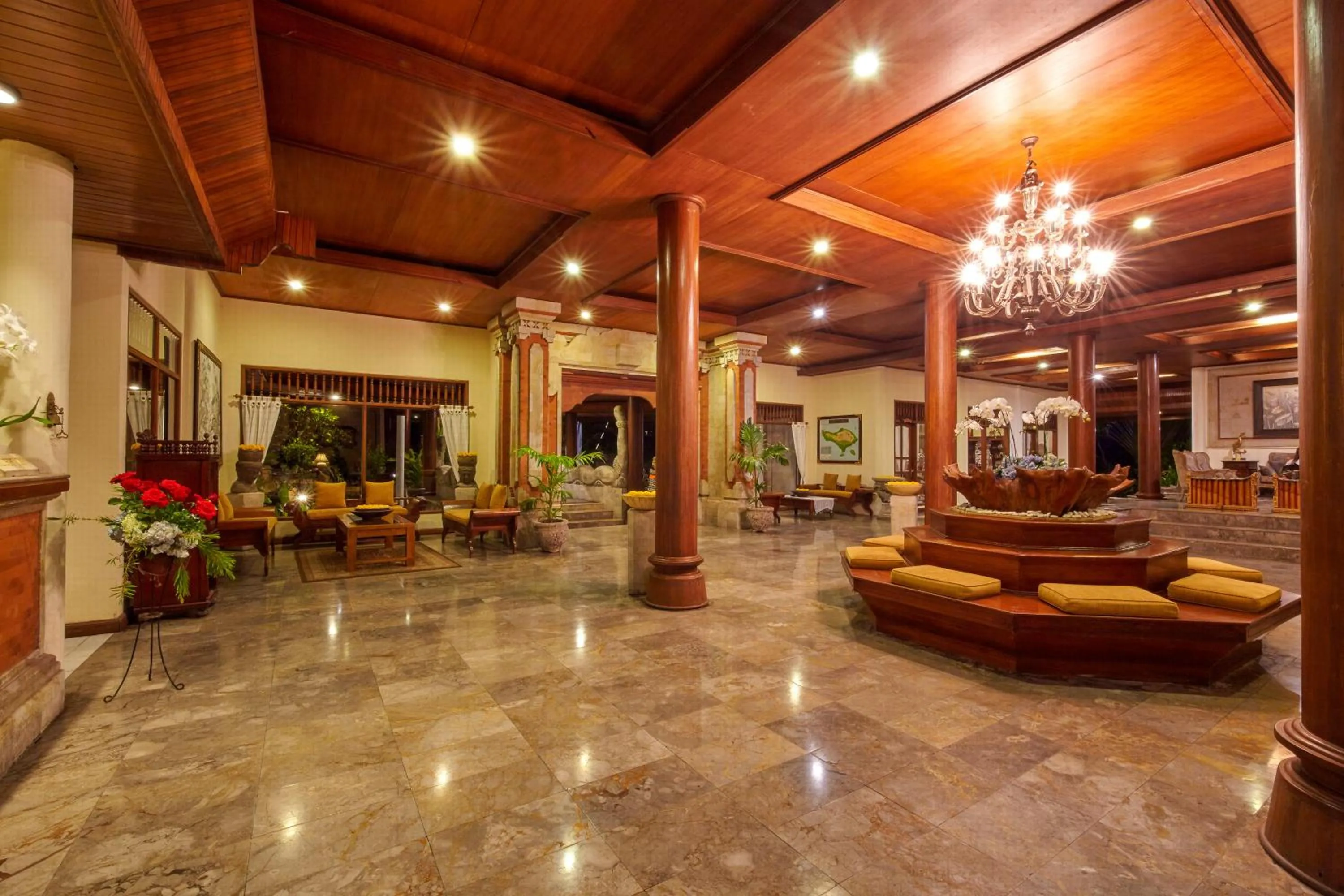 Lobby or reception in Puri Bagus Candidasa