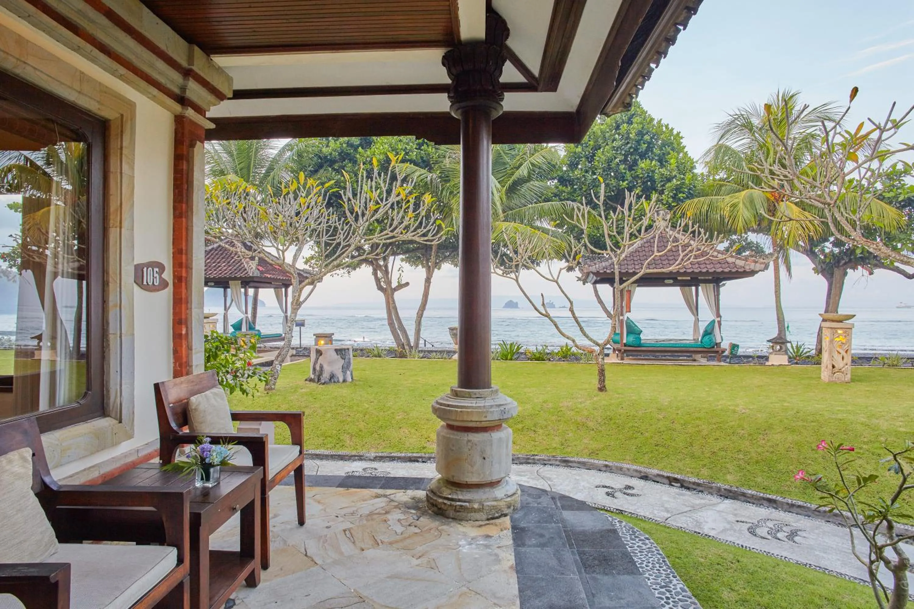 Balcony/Terrace in Puri Bagus Candidasa