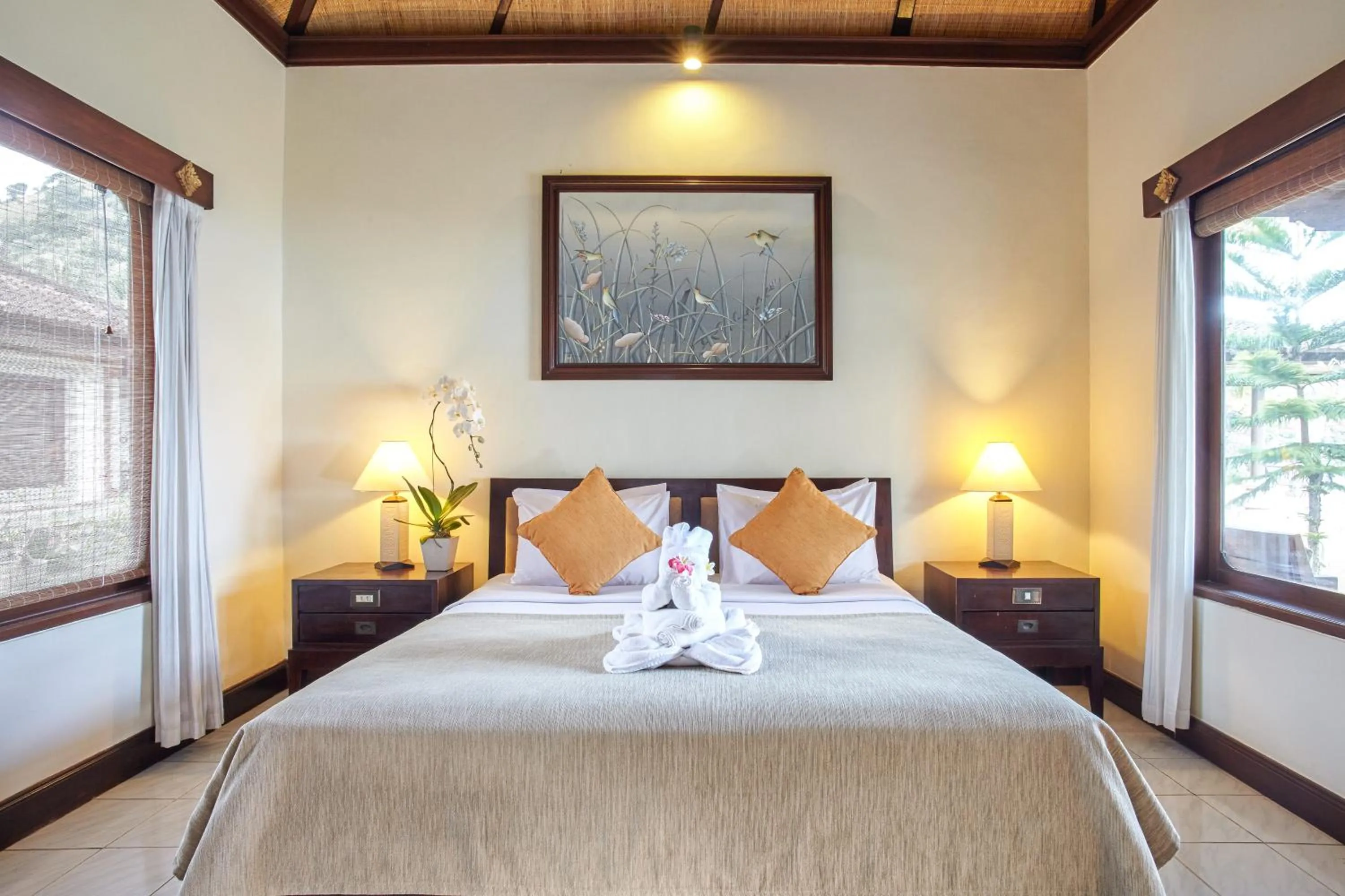 Bed in Puri Bagus Candidasa
