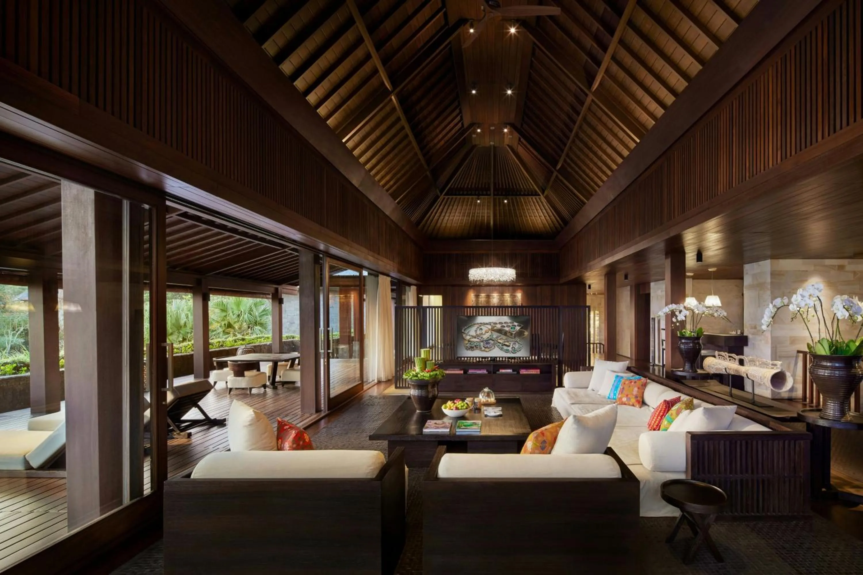 Living room in Bvlgari Resort Bali