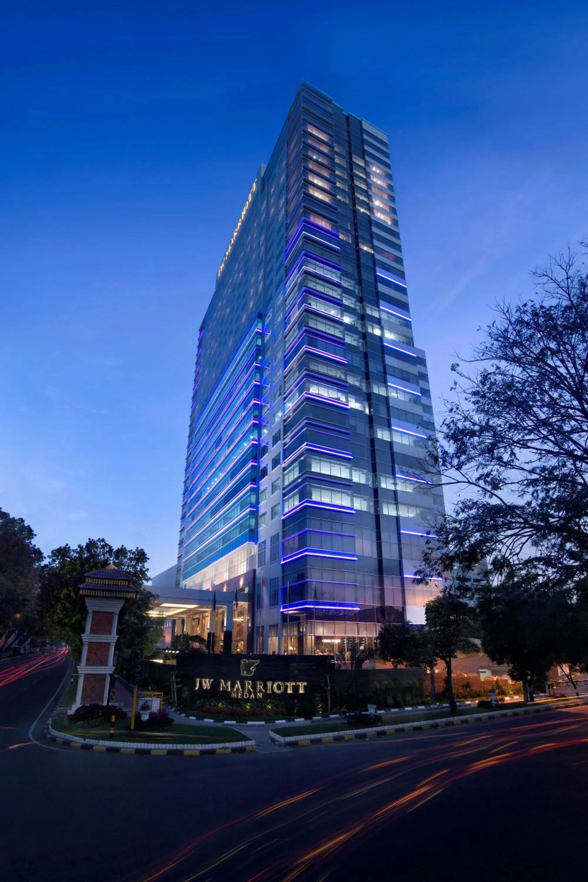 Property building in JW Marriott Hotel Medan