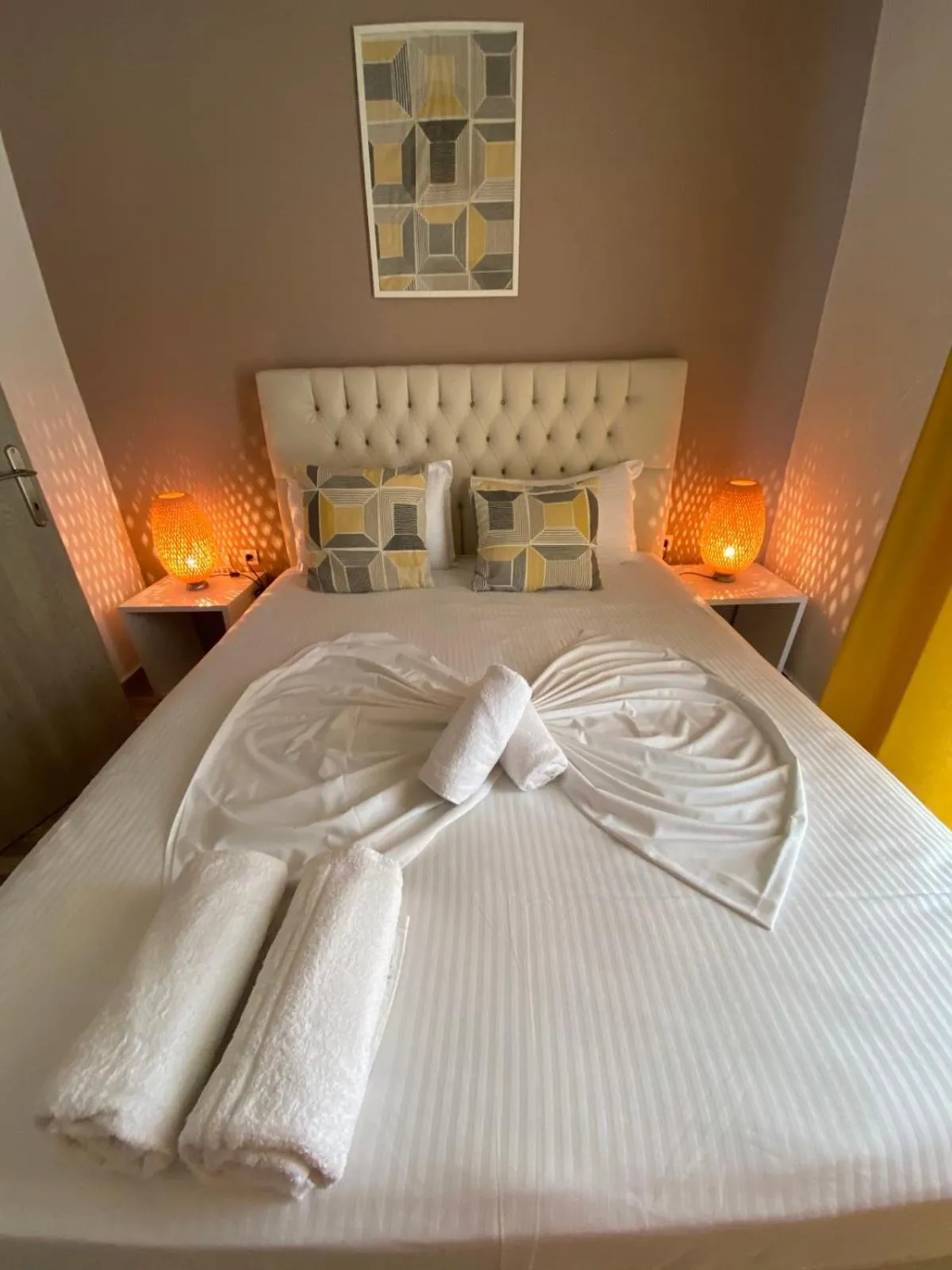 Bed in Christina Apartments