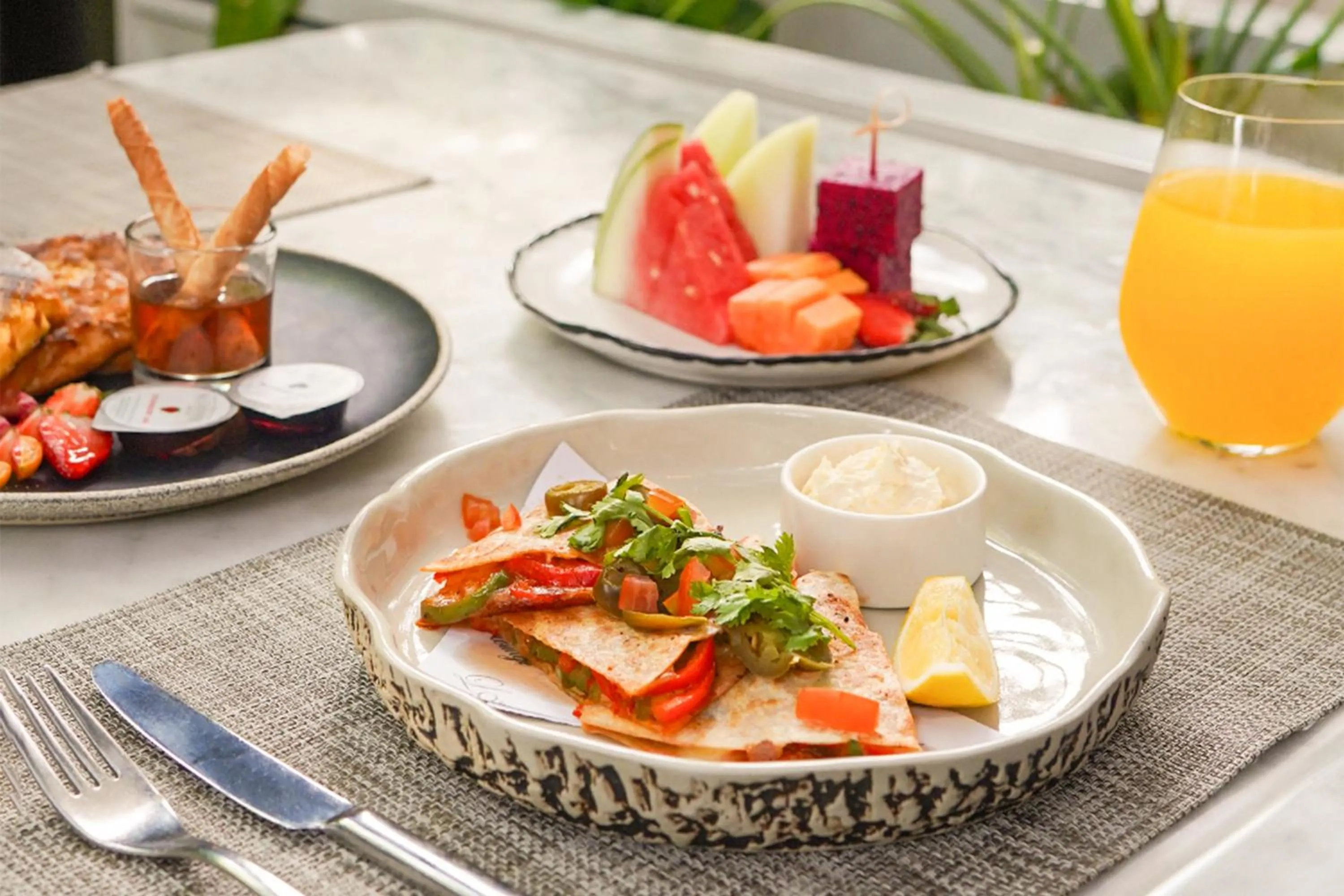 Breakfast in JW Marriott Hotel Surabaya