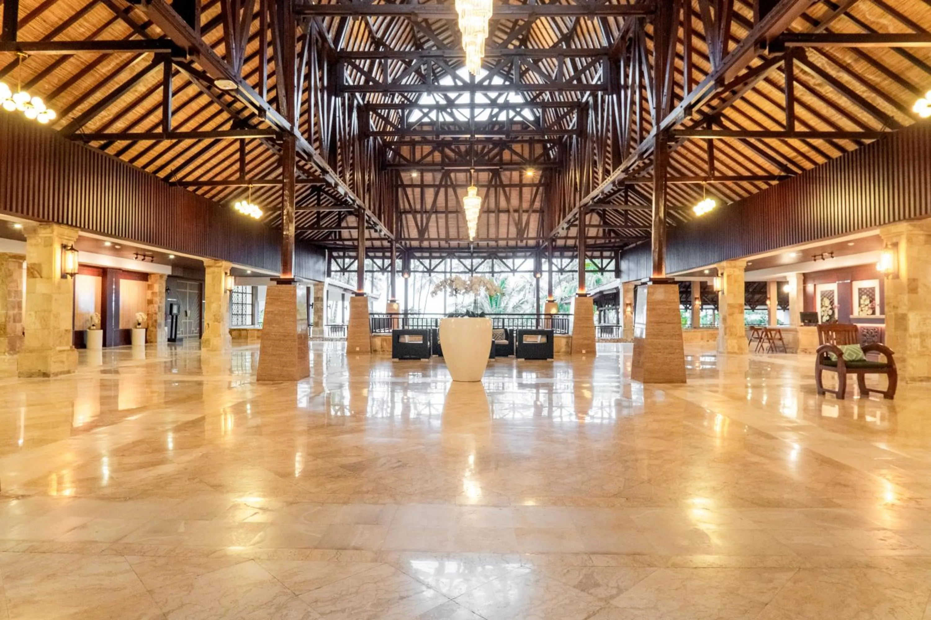 Lobby or reception in Holiday Resort Lombok