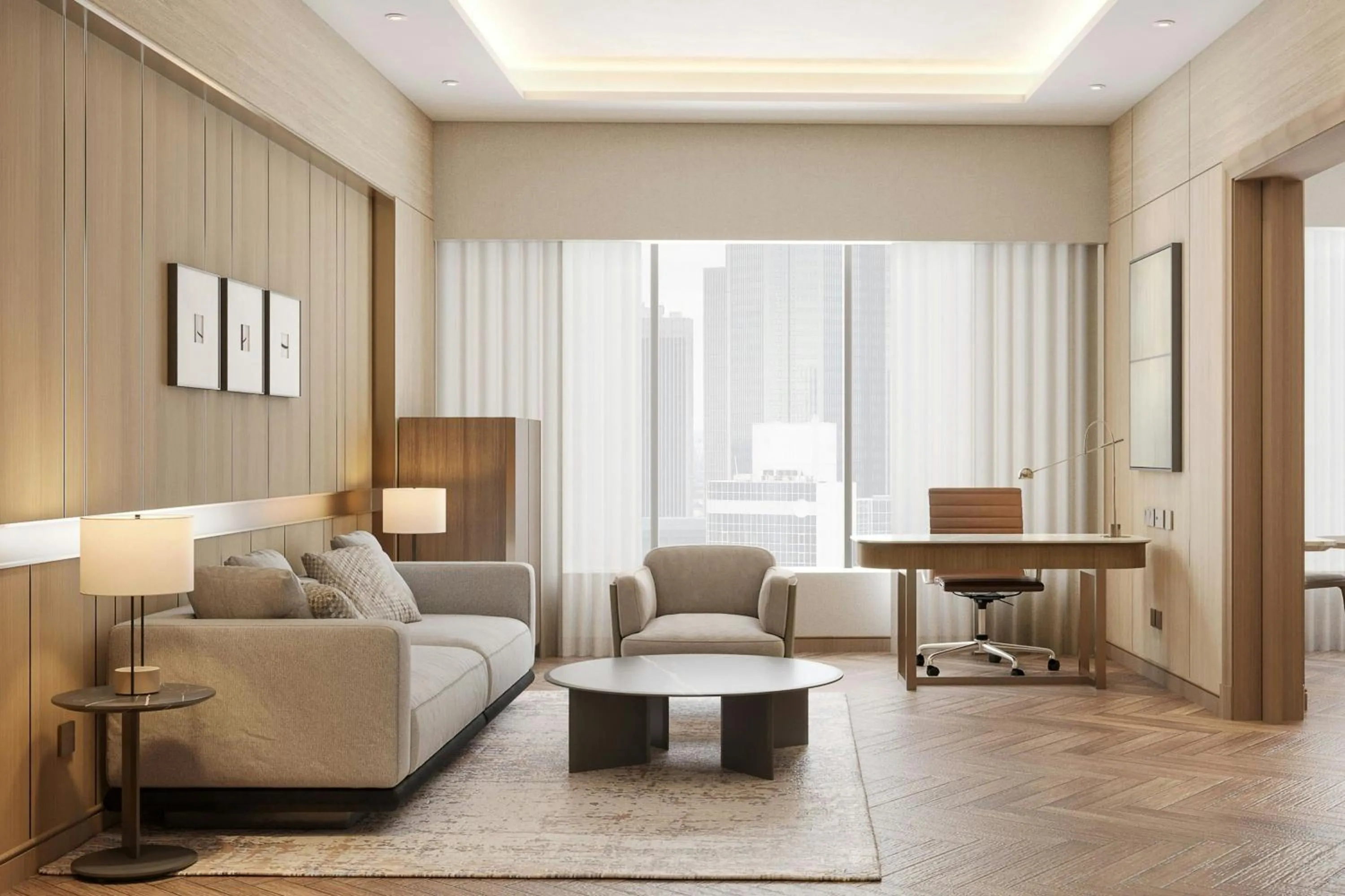 Living room in JW Marriott Hotel Jakarta