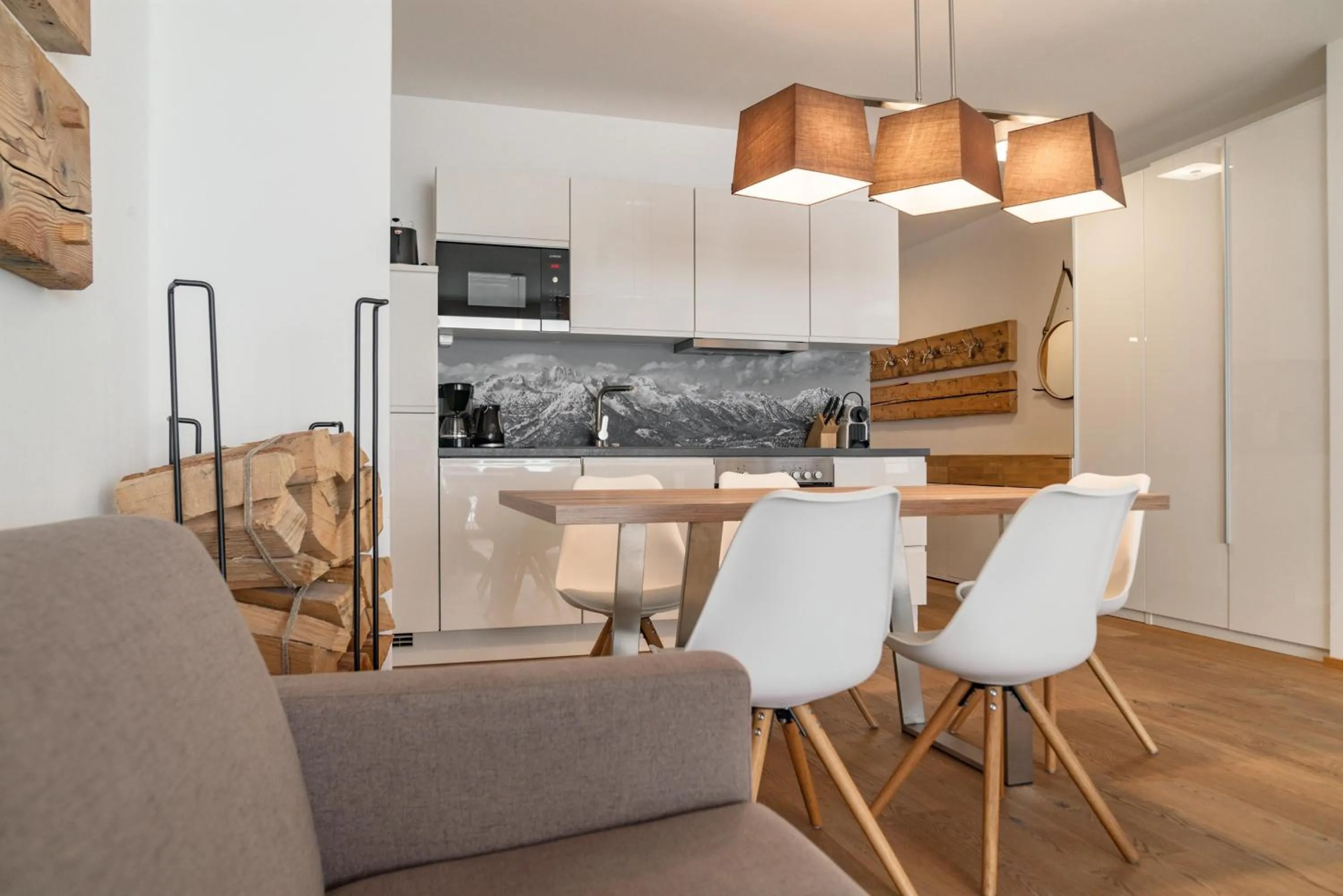 Kitchen or kitchenette in Sun Lodge Schladming by Schladming-Appartements