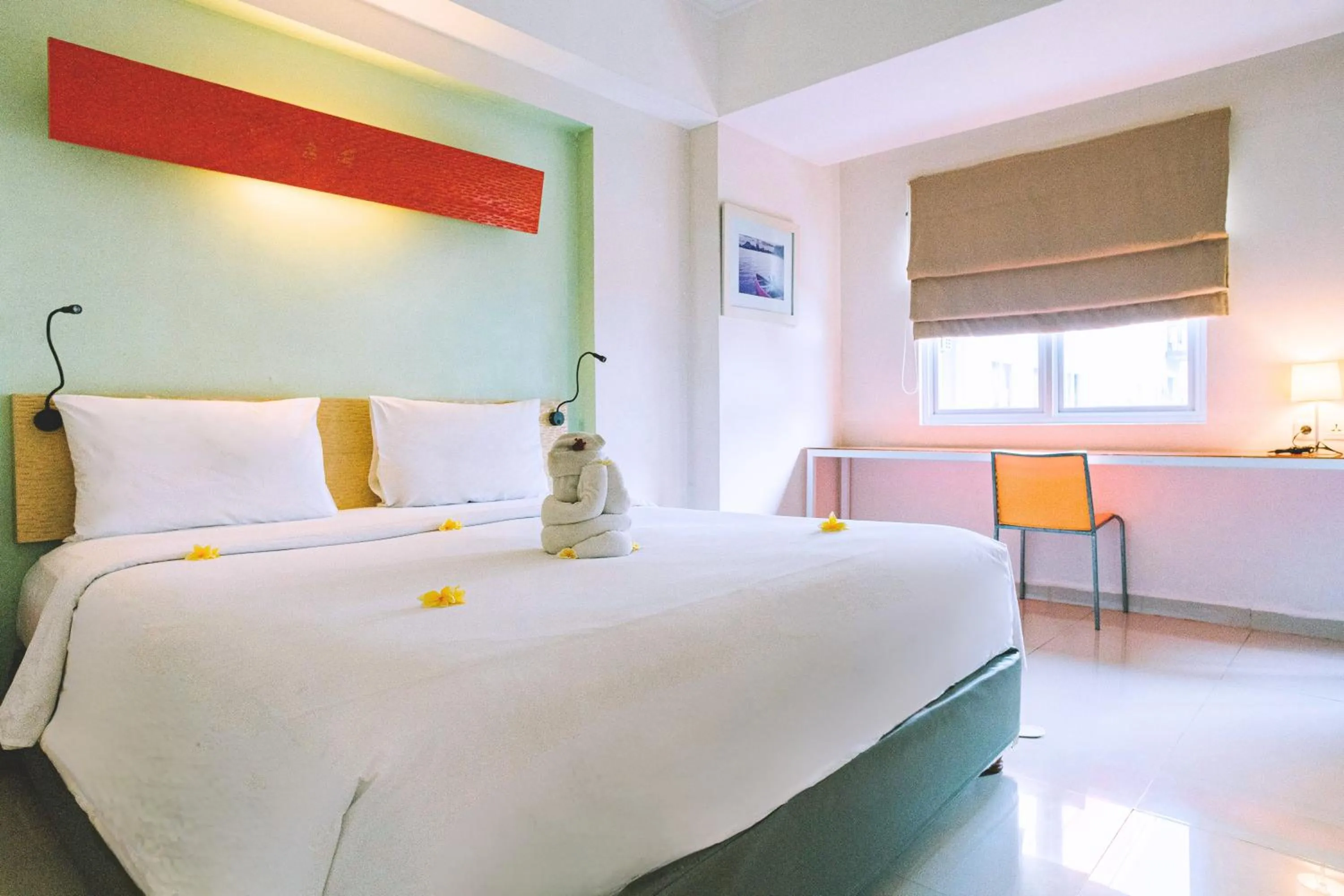 Bed in HARRIS Hotel & Residences Riverview Kuta, Bali