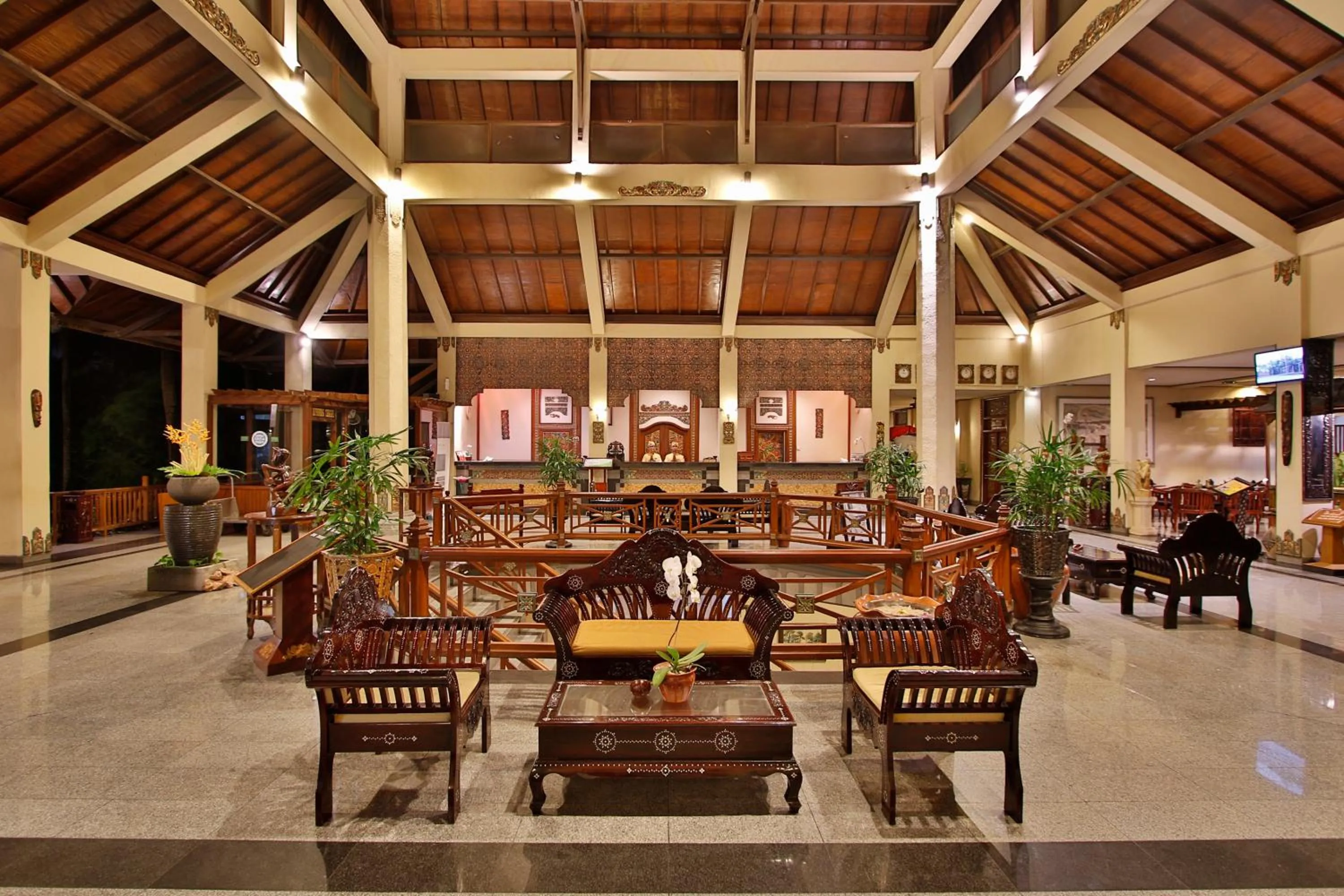 Lobby or reception in Jayakarta Hotel Lombok