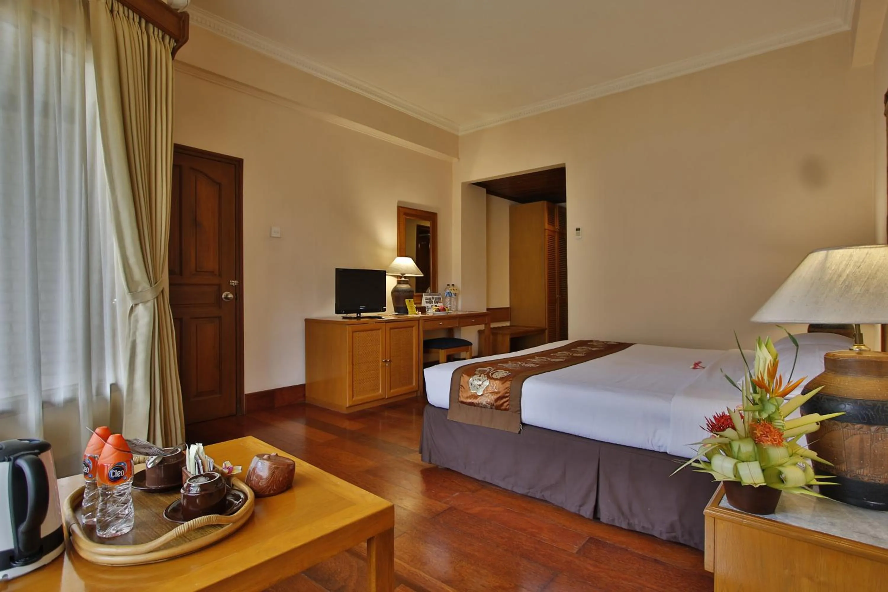 Bed in Jayakarta Hotel Lombok