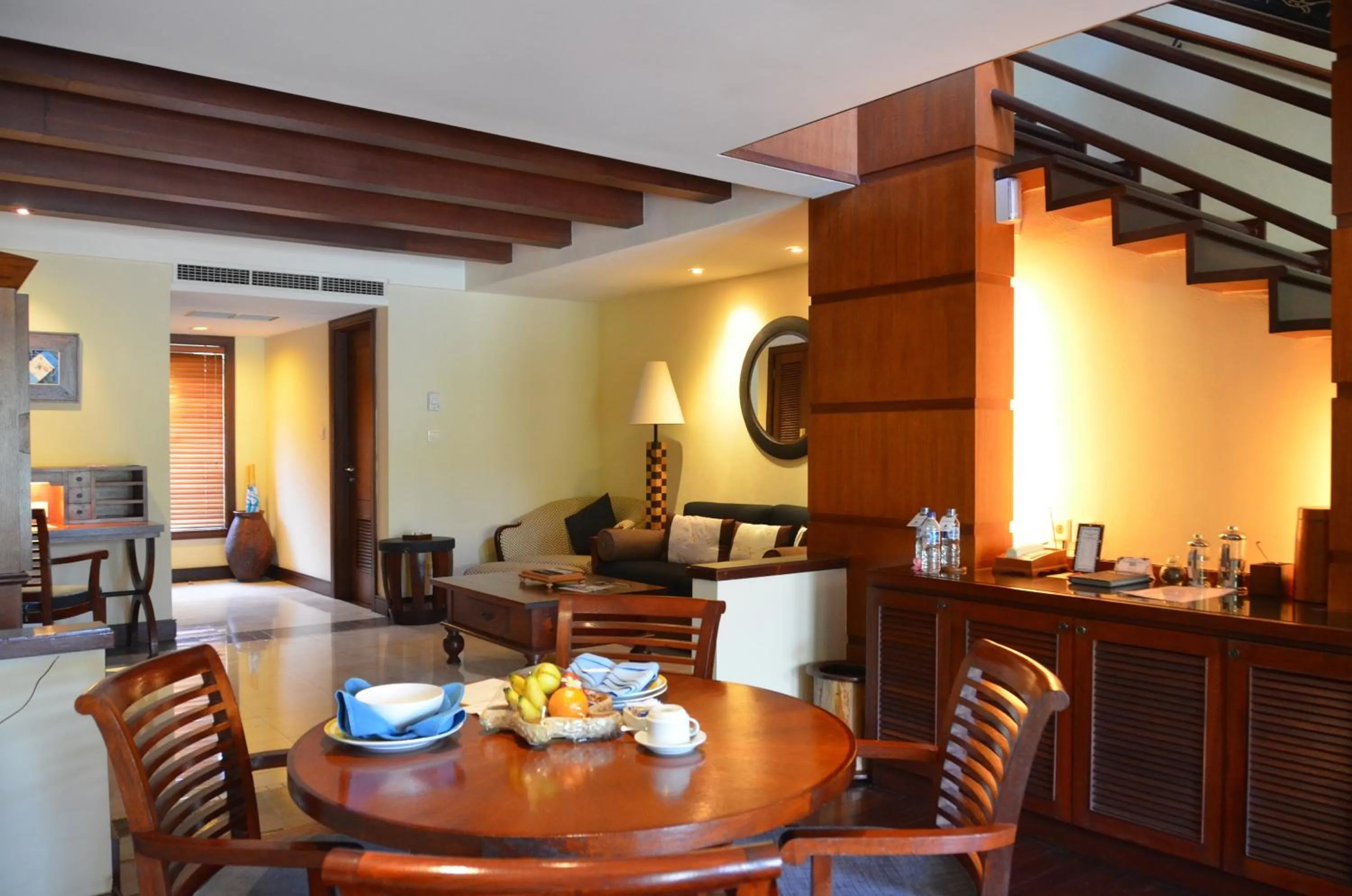 Dining area in Pool Villa Merumatta Senggigi