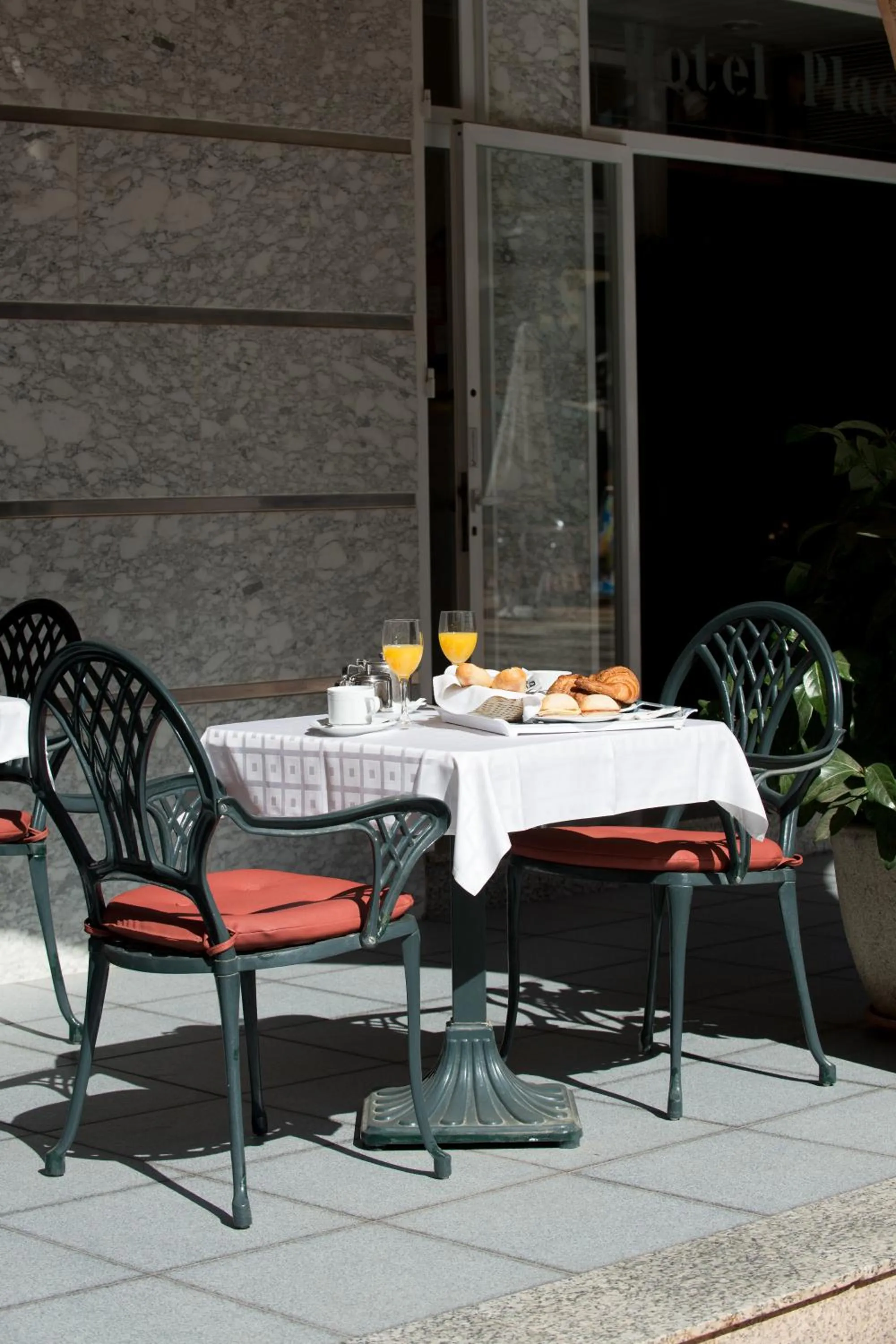 Balcony/Terrace in Hotel Plaça