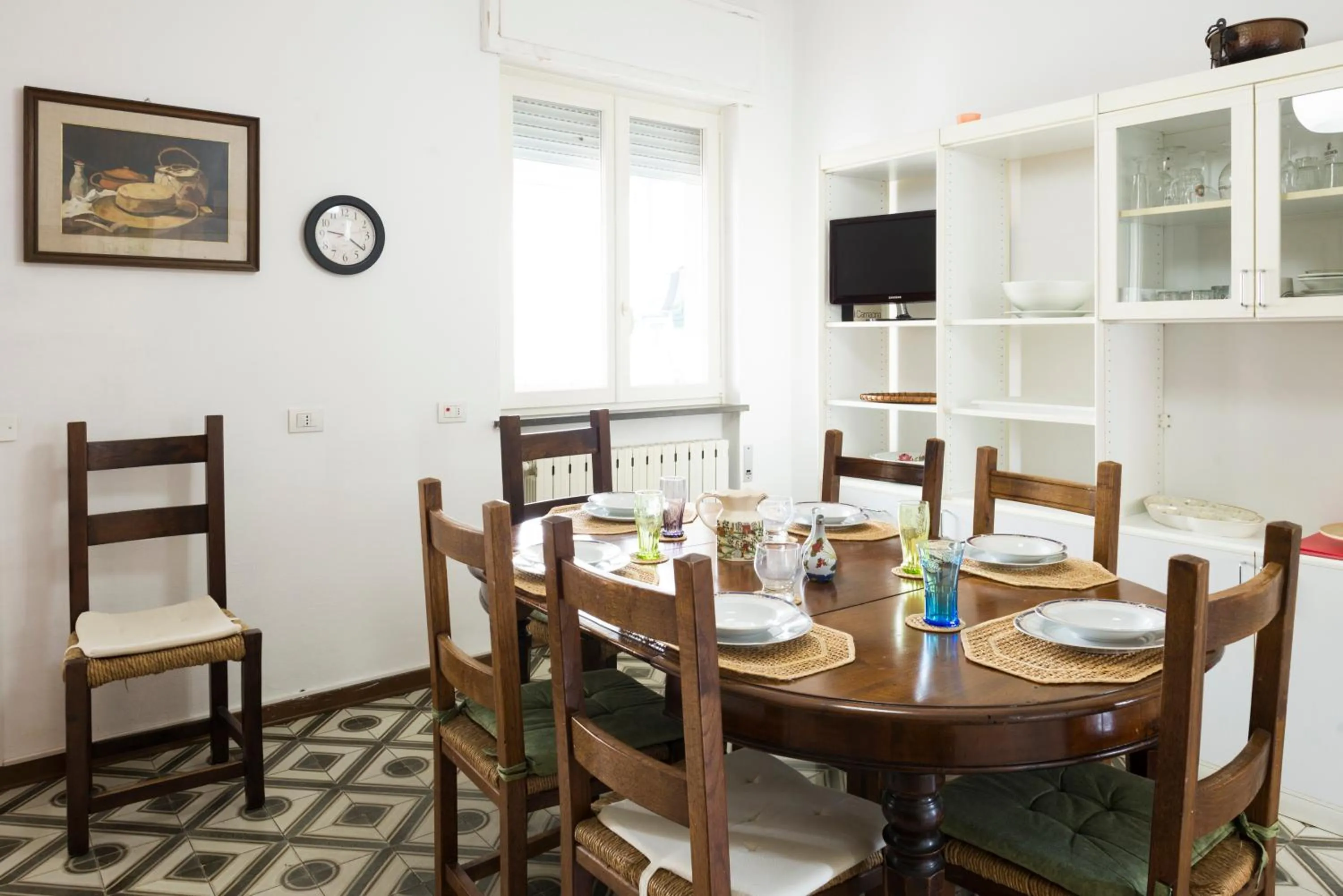 Dining area in Casa Adriana