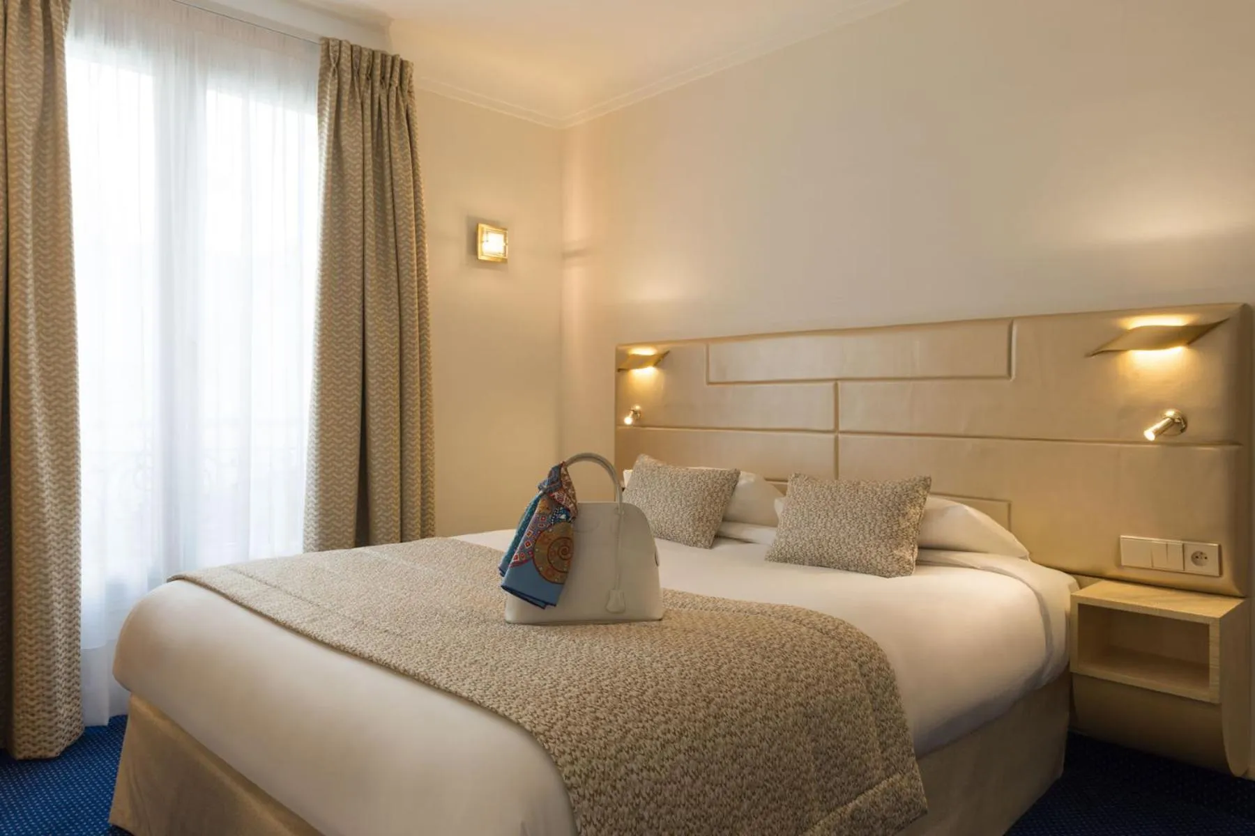 Bed in Atlantic Hotel