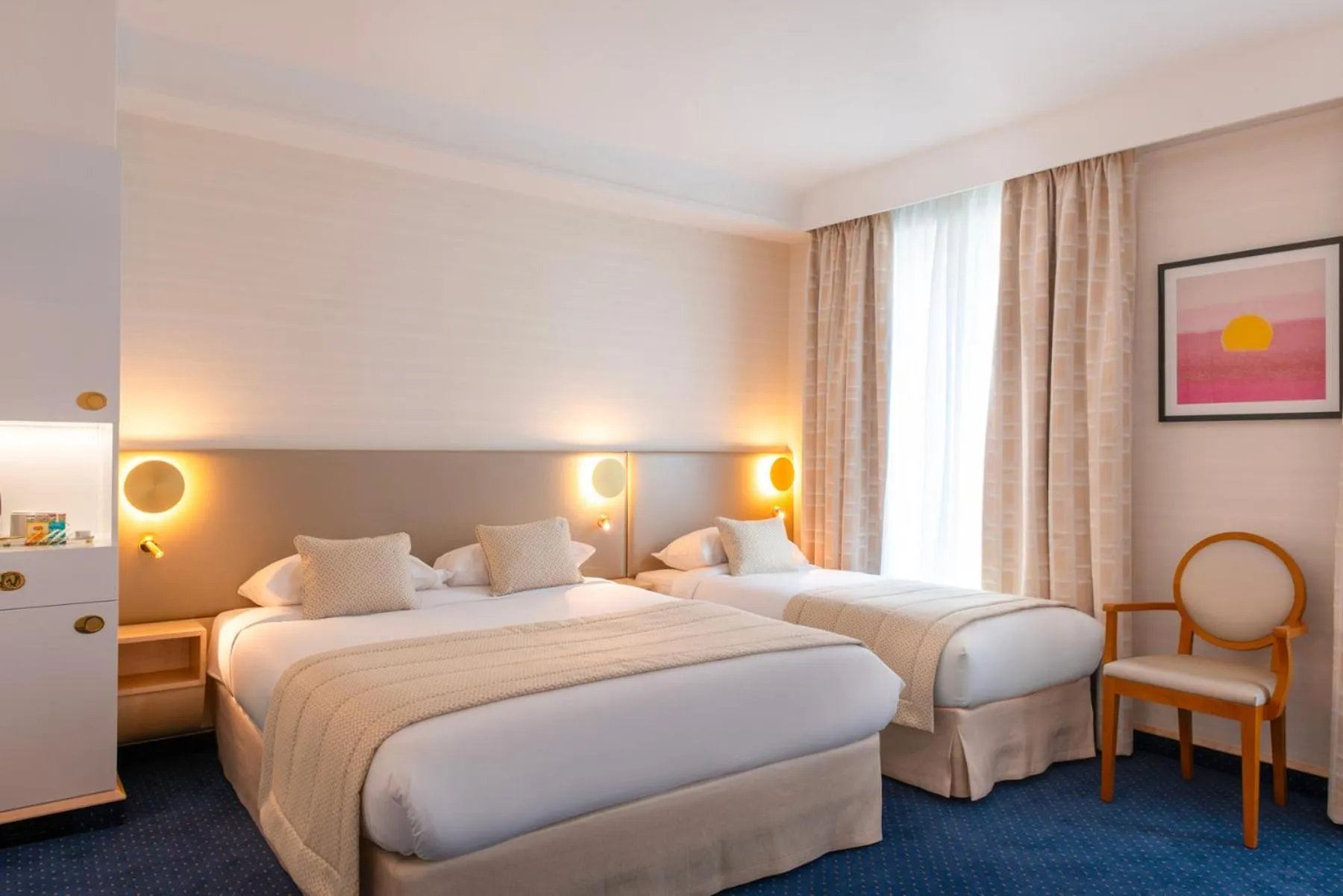 Bed in Atlantic Hotel