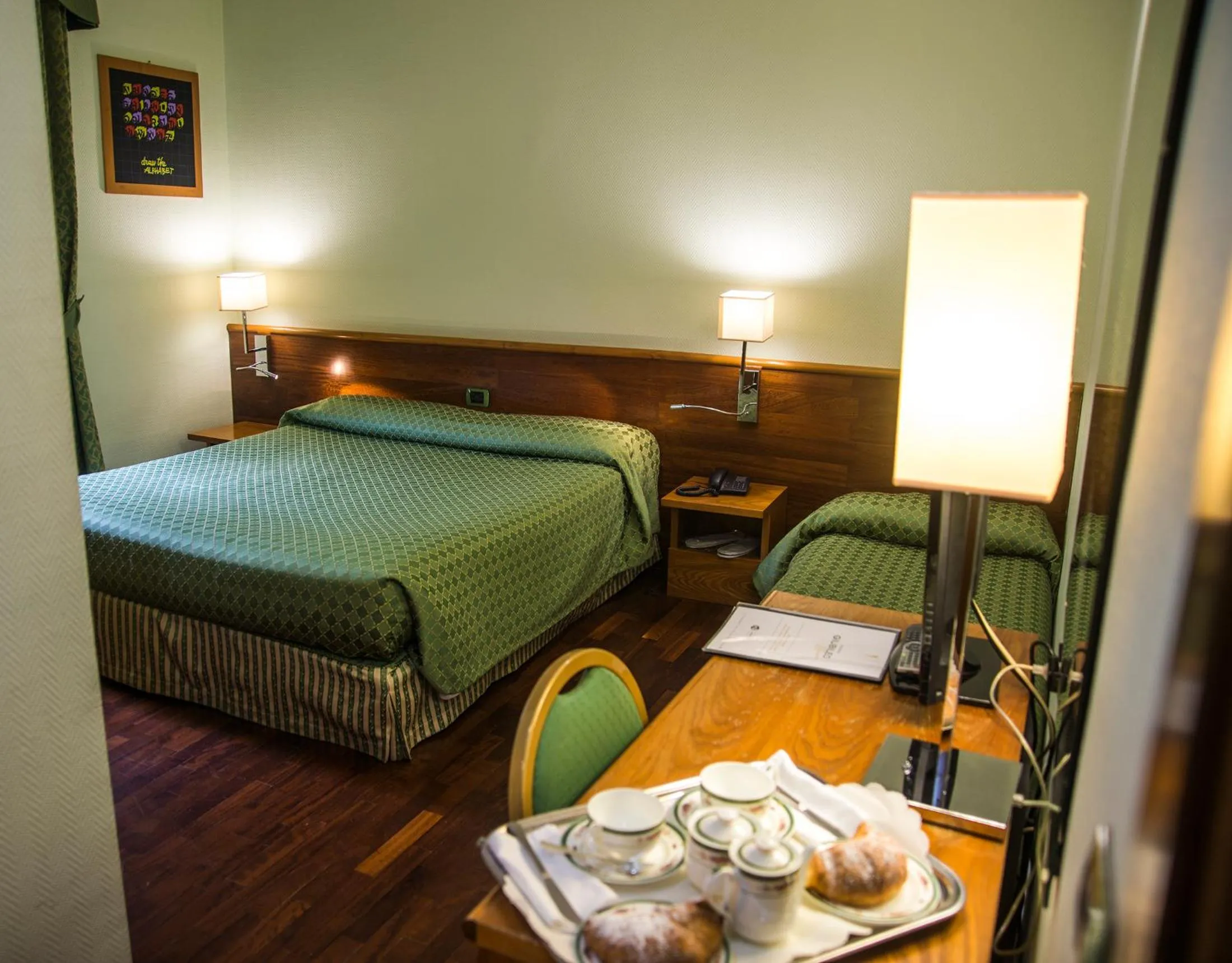 Bed in Hotel Giubileo