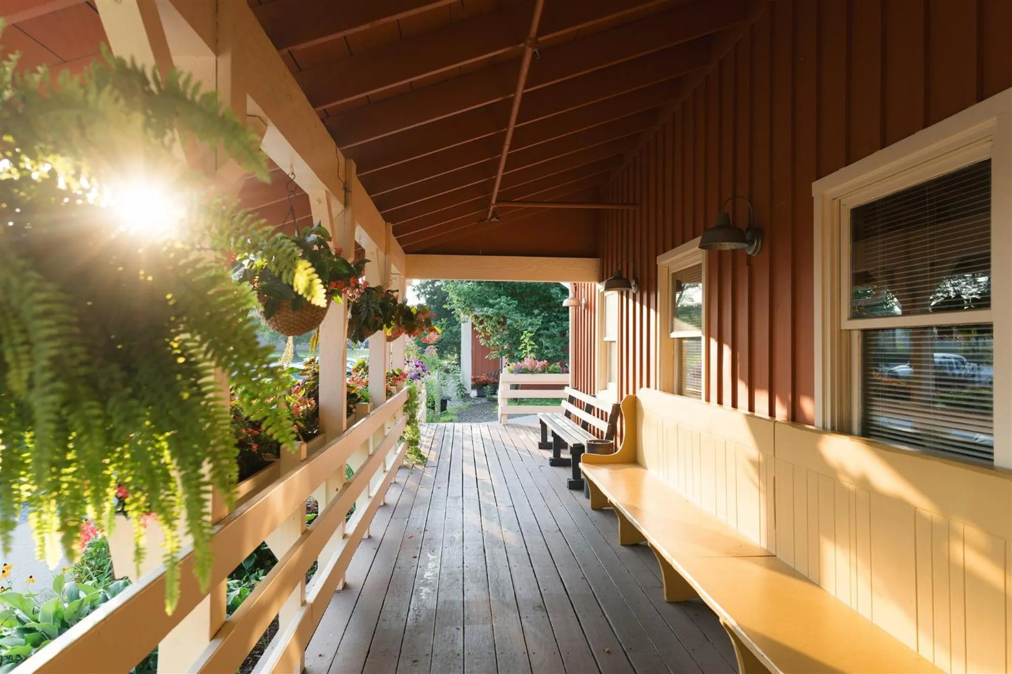 Seating area in Brown County Inn
