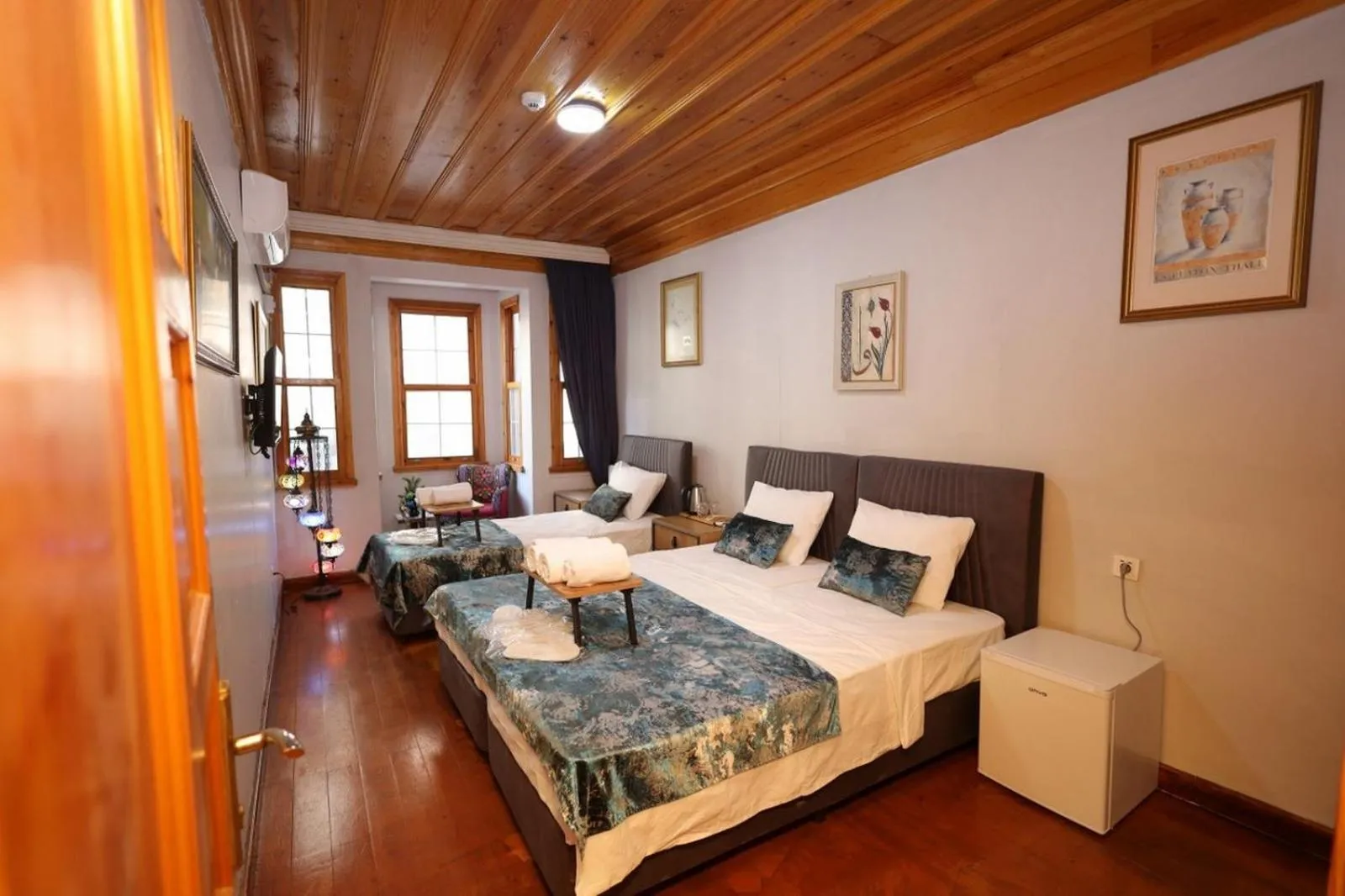 Bed in The Trip istanbul Hotel