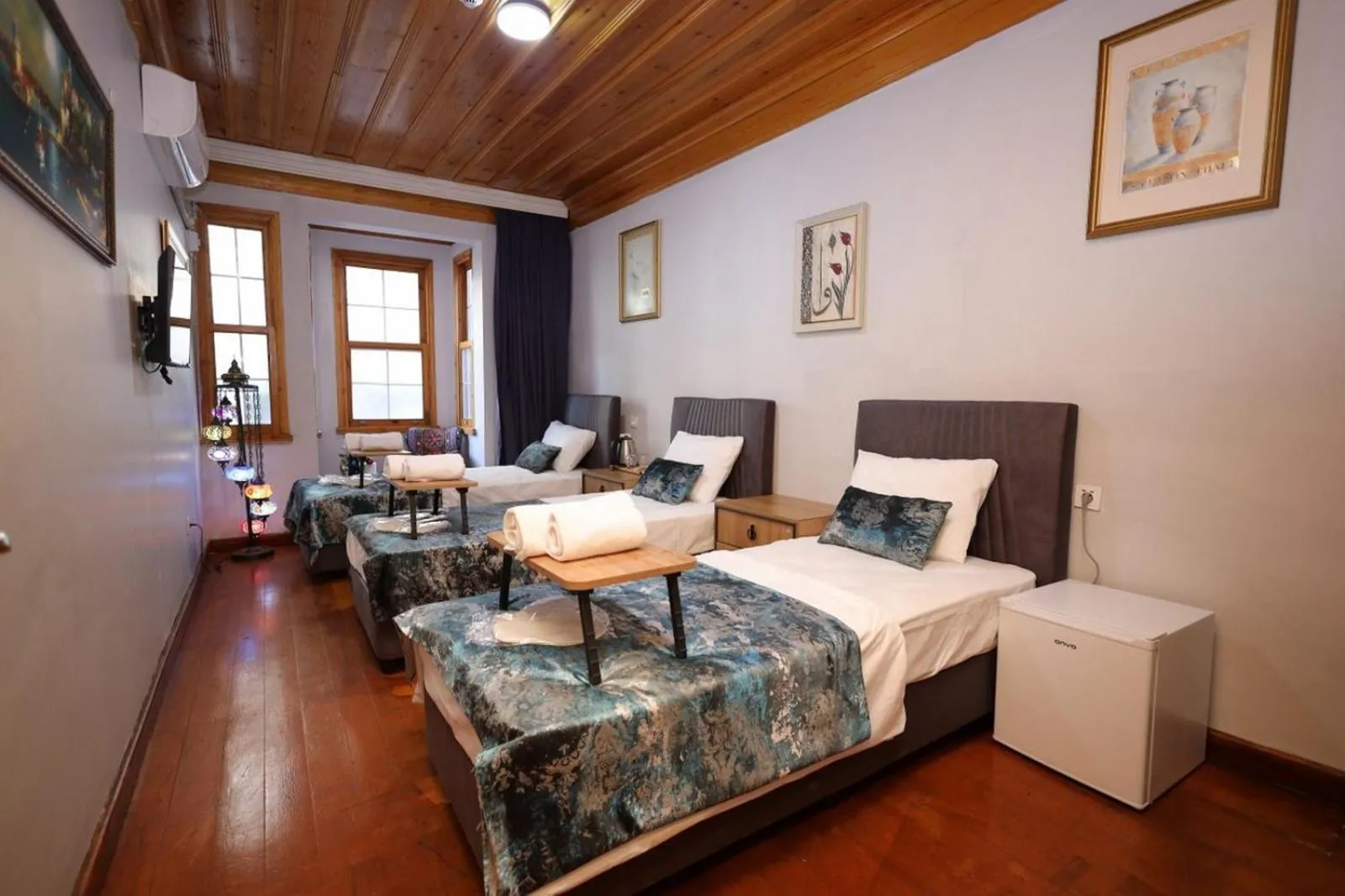 Bed in The Trip istanbul Hotel