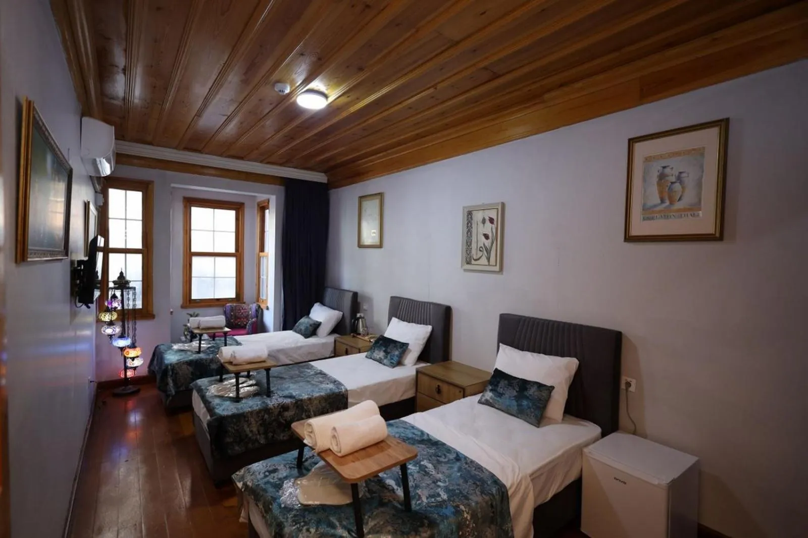 Bed in The Trip istanbul Hotel