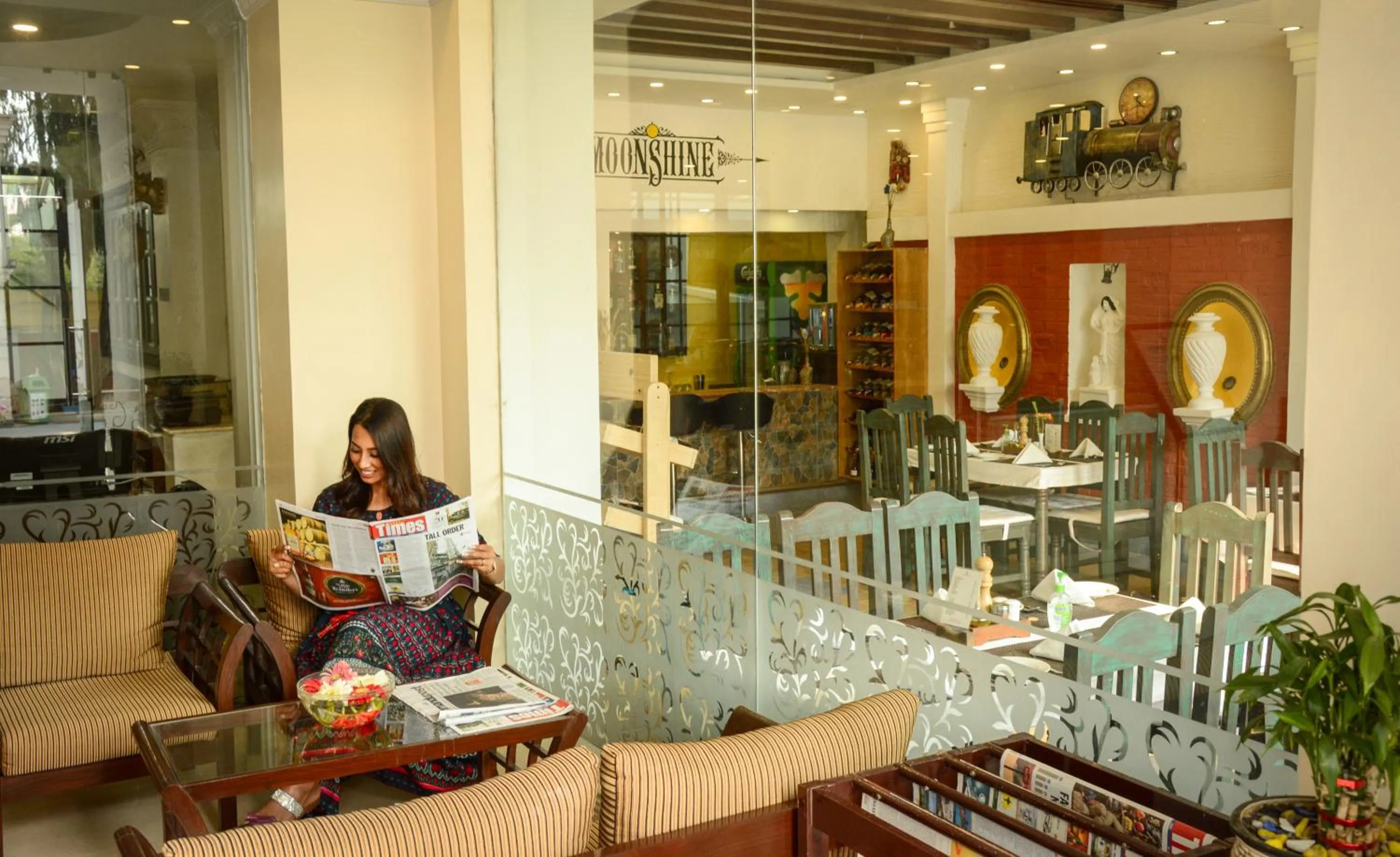 Lobby or reception in Maya Manor Boutique Hotel by KGH Group