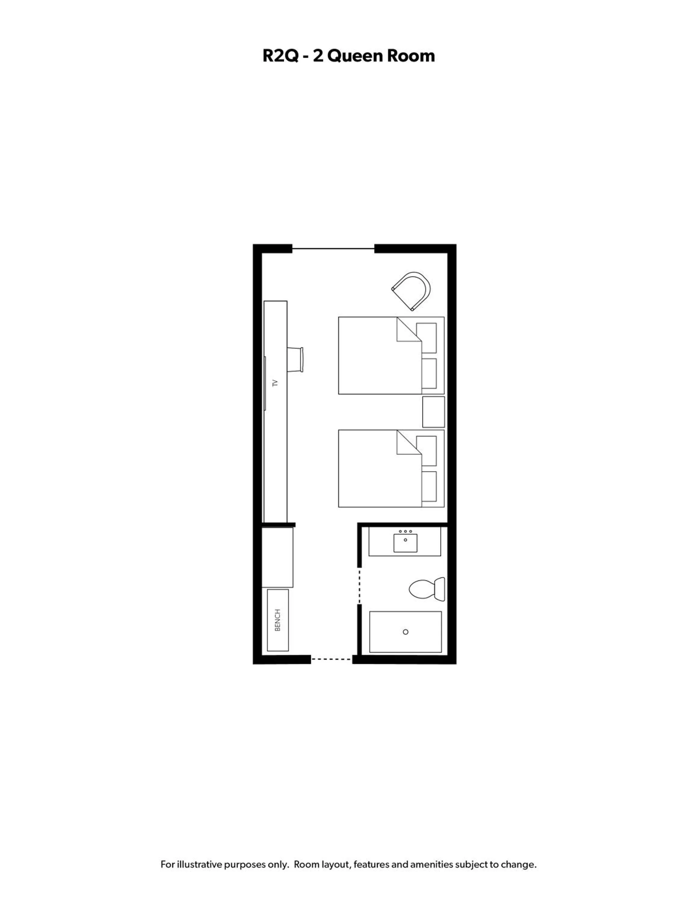 Floor plan in Sawmill Creek by Cedar Point Resorts
